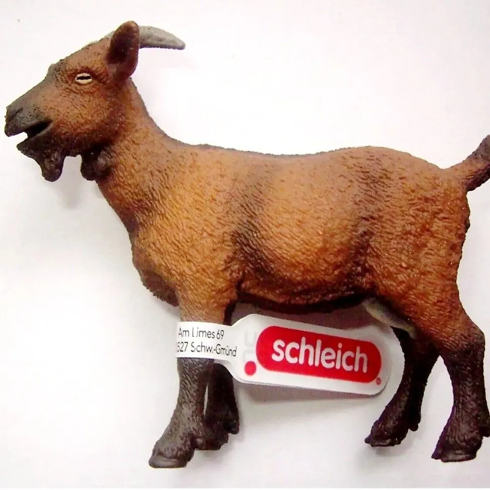 Product image for New Sealed W/Tags 2023 Schleich Goat Schleich Farm World Realistic Goat Figurine. Highly Detailed an