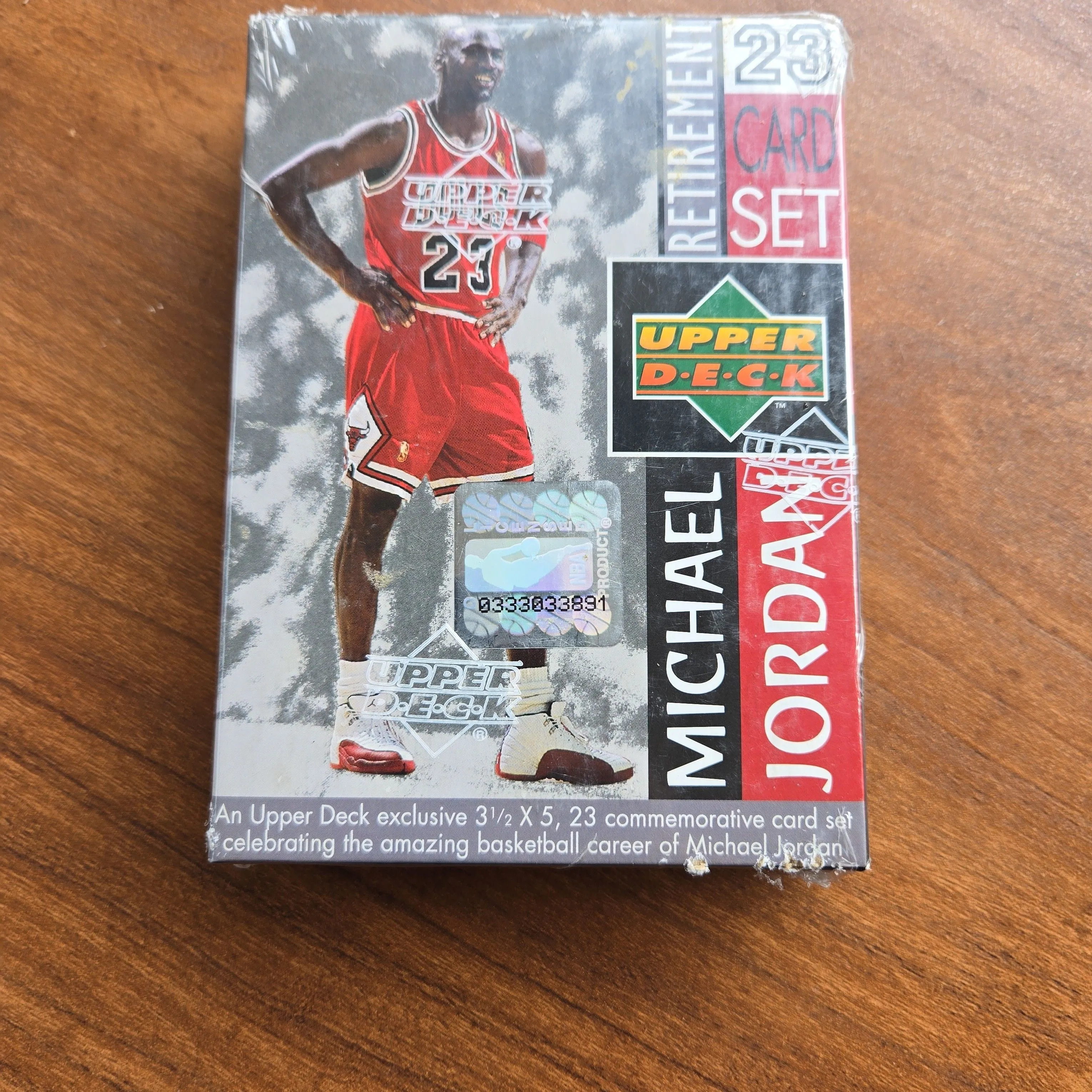 Product image for 1999 Upper Deck Michael Jordan 23 Card Retirement Set SEALED BOX 🚨 BULLS