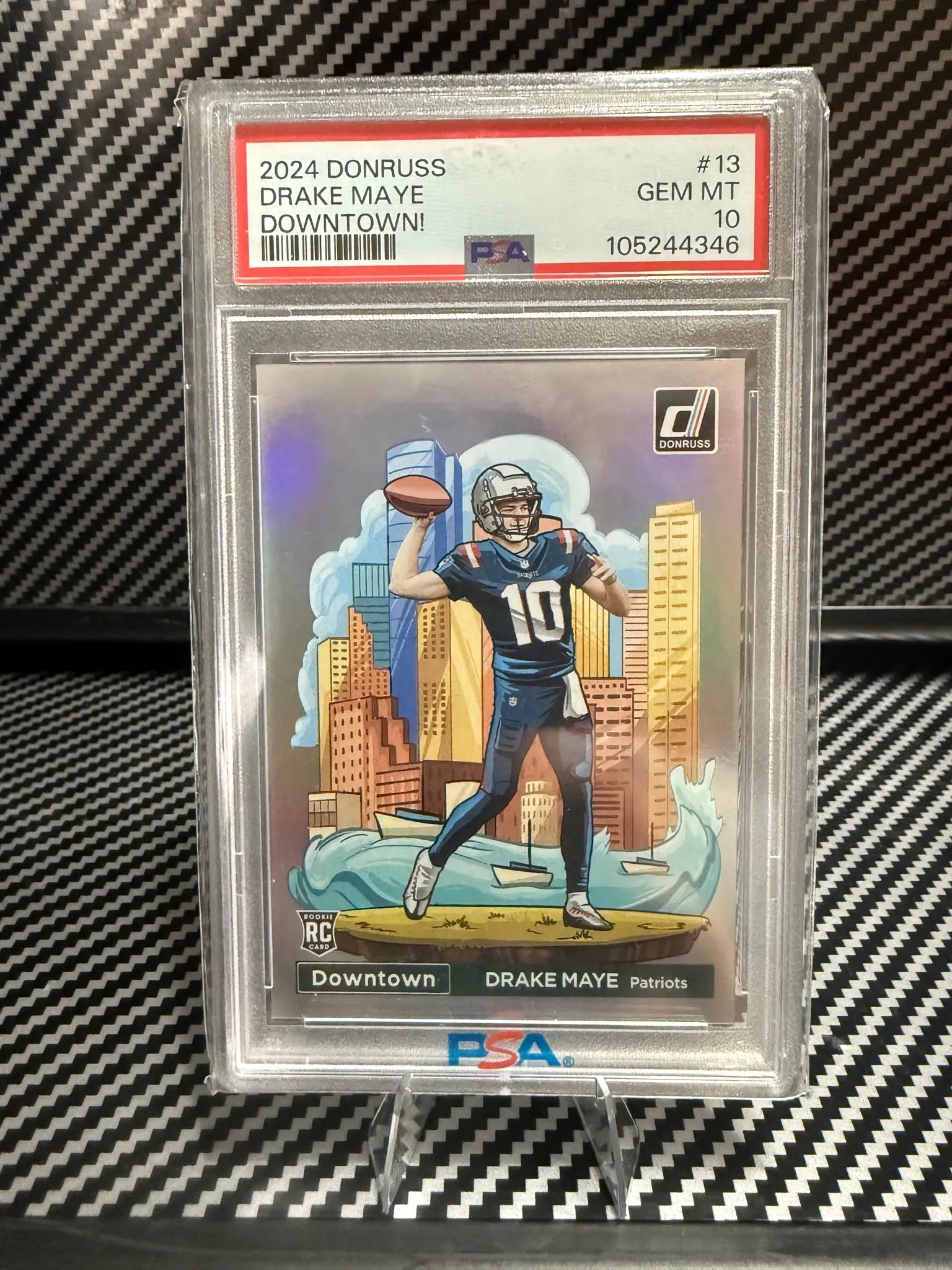 2024 Panini Donruss - Downtown! Drake Maye #13 (RC) PSA 10 GEM  Whatnot:  Shop, Sell, Connect