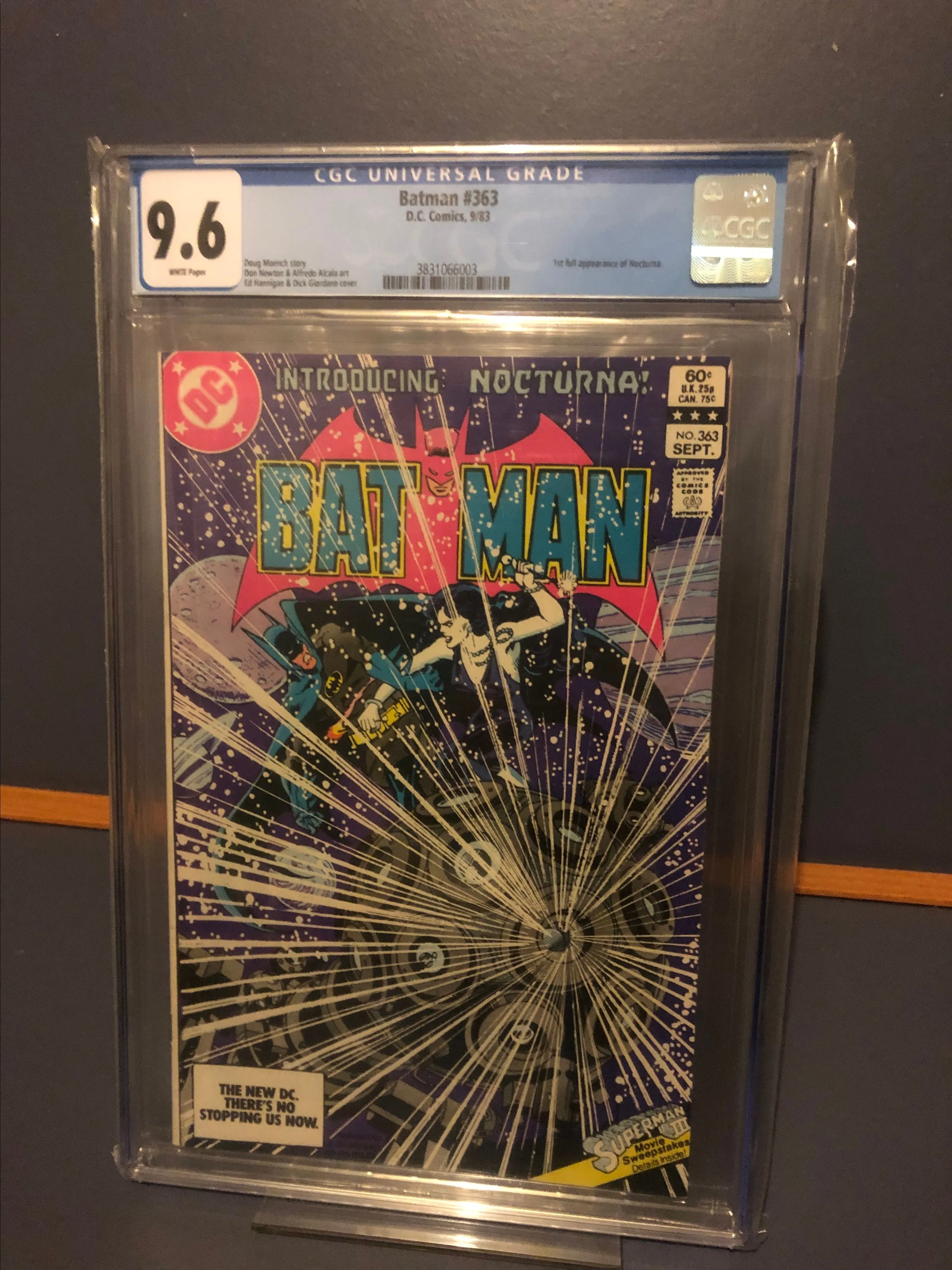 Product image for CGC 9.6 Batman #363 1983