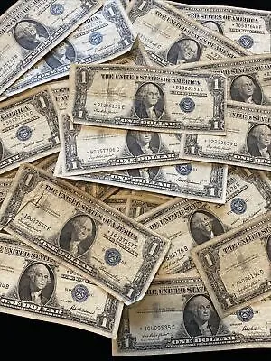 Product image for 1X- Random Silver Cert $1 *BIN*