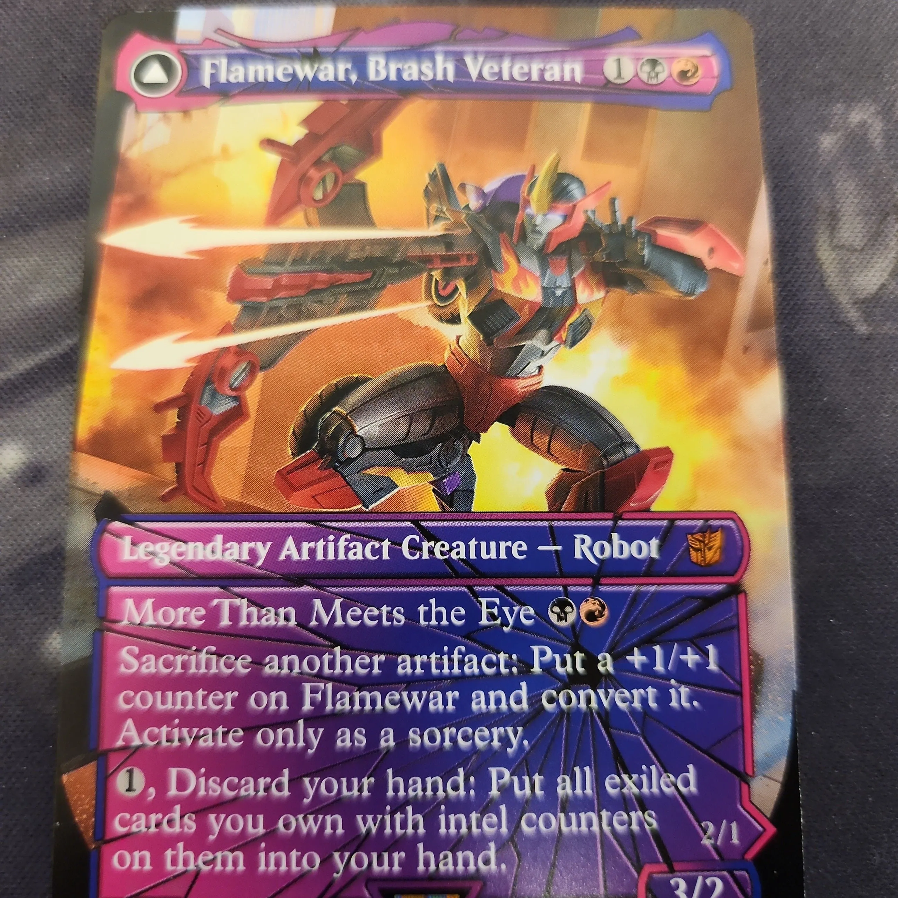Product image for FLAMEWAR, BRASH VETERAN - SHATTERED GLASS 