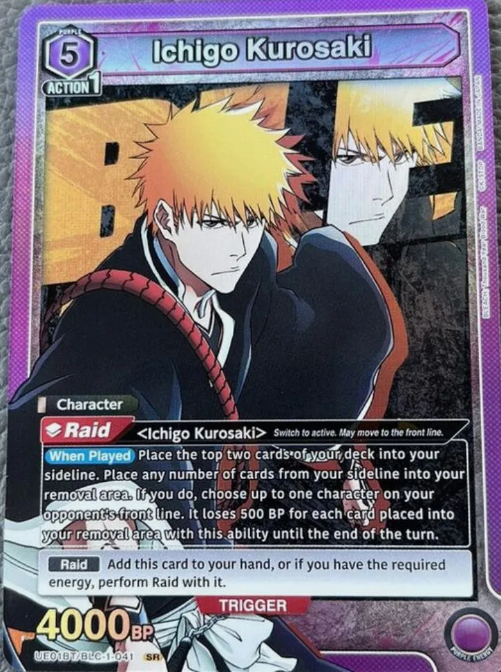 Product image for Union Area- Ichigo Kurosaki SR - Bleach - UNION ARENA UA08BT/BLC-1-041