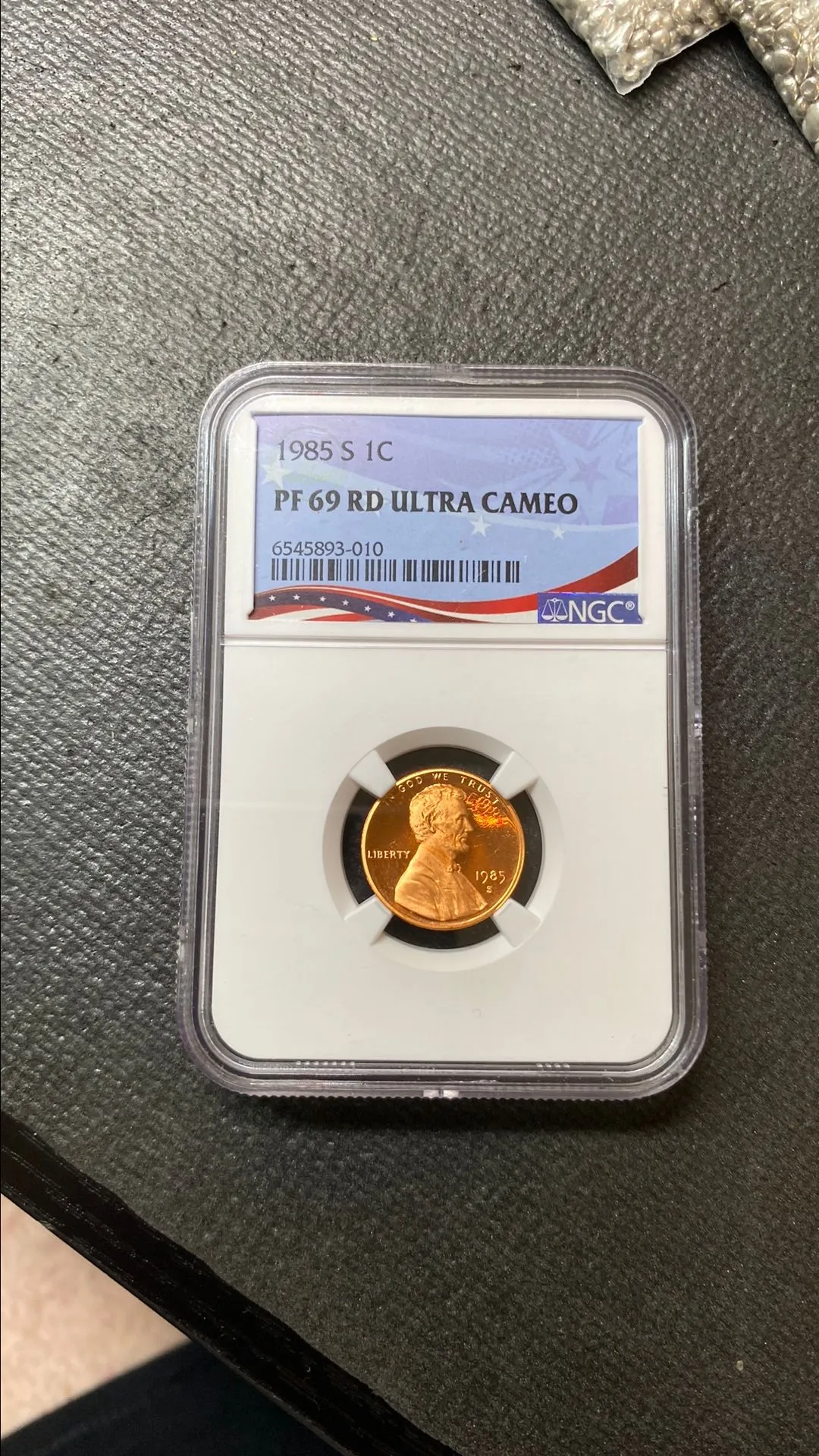 Product image for 1985-S red ultra cameo