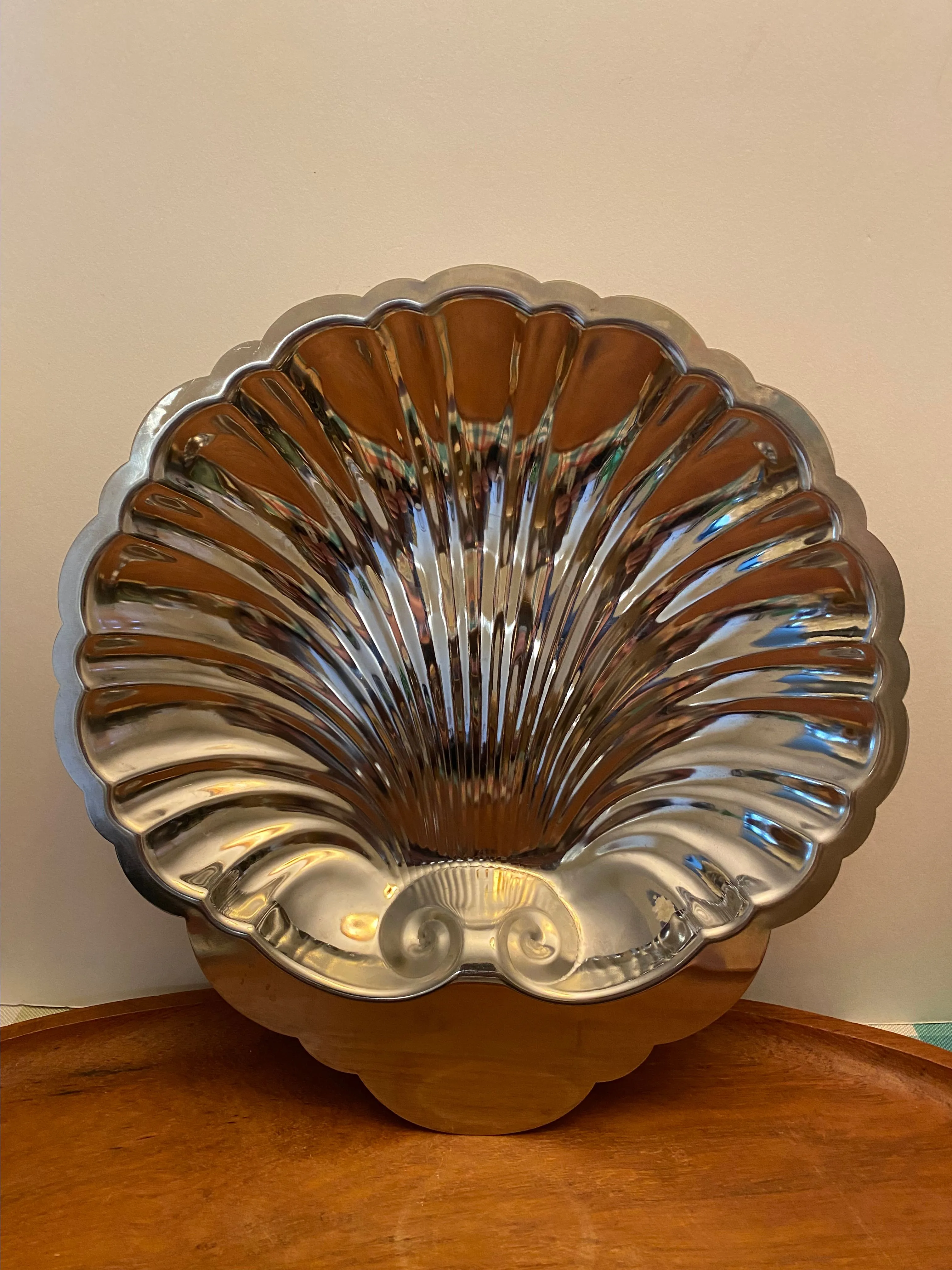 Product image for Clam shell dish silver plated