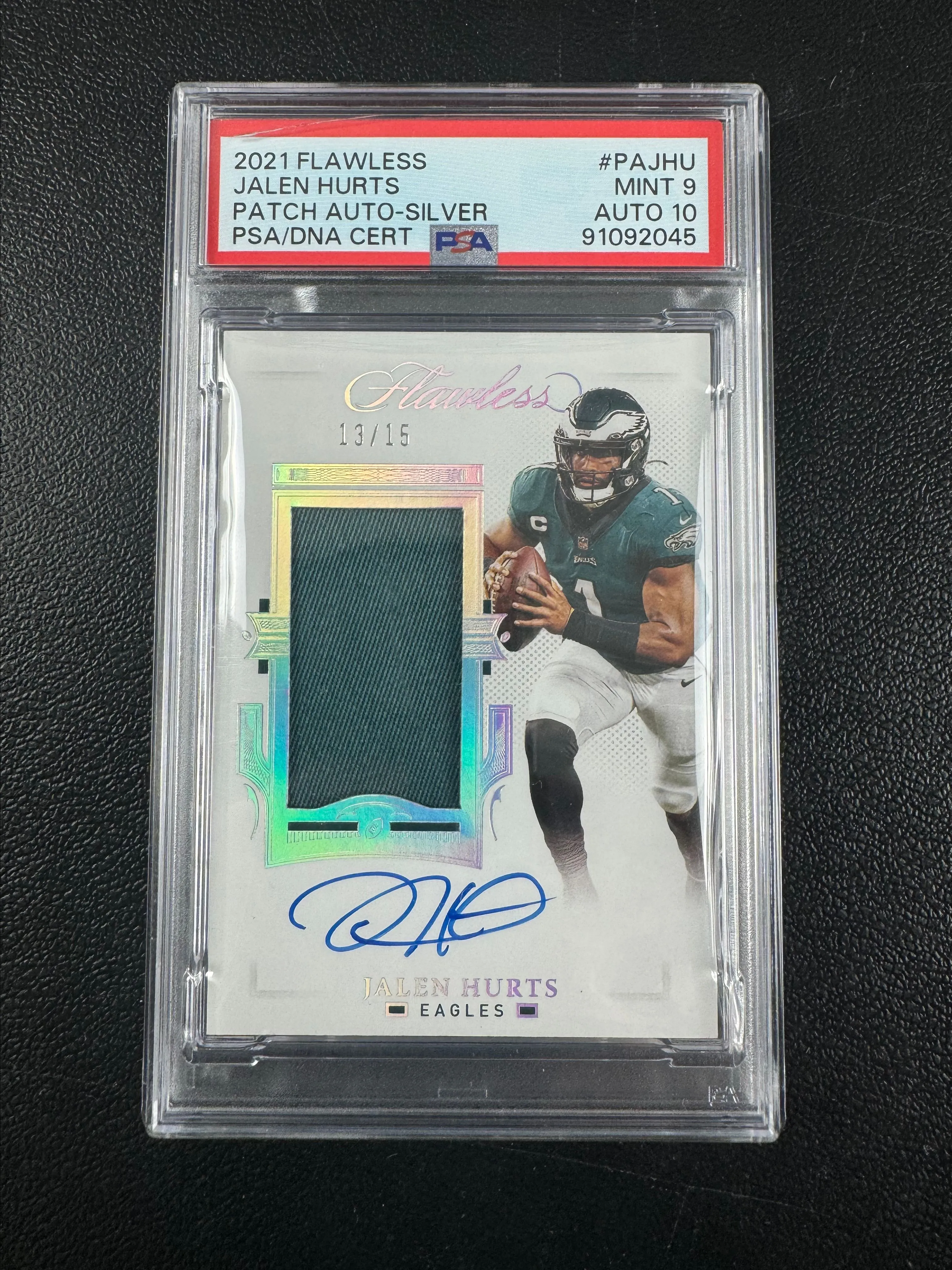 Product image for 2021 Panini Flawless Patch Autographs Jalen Hurts