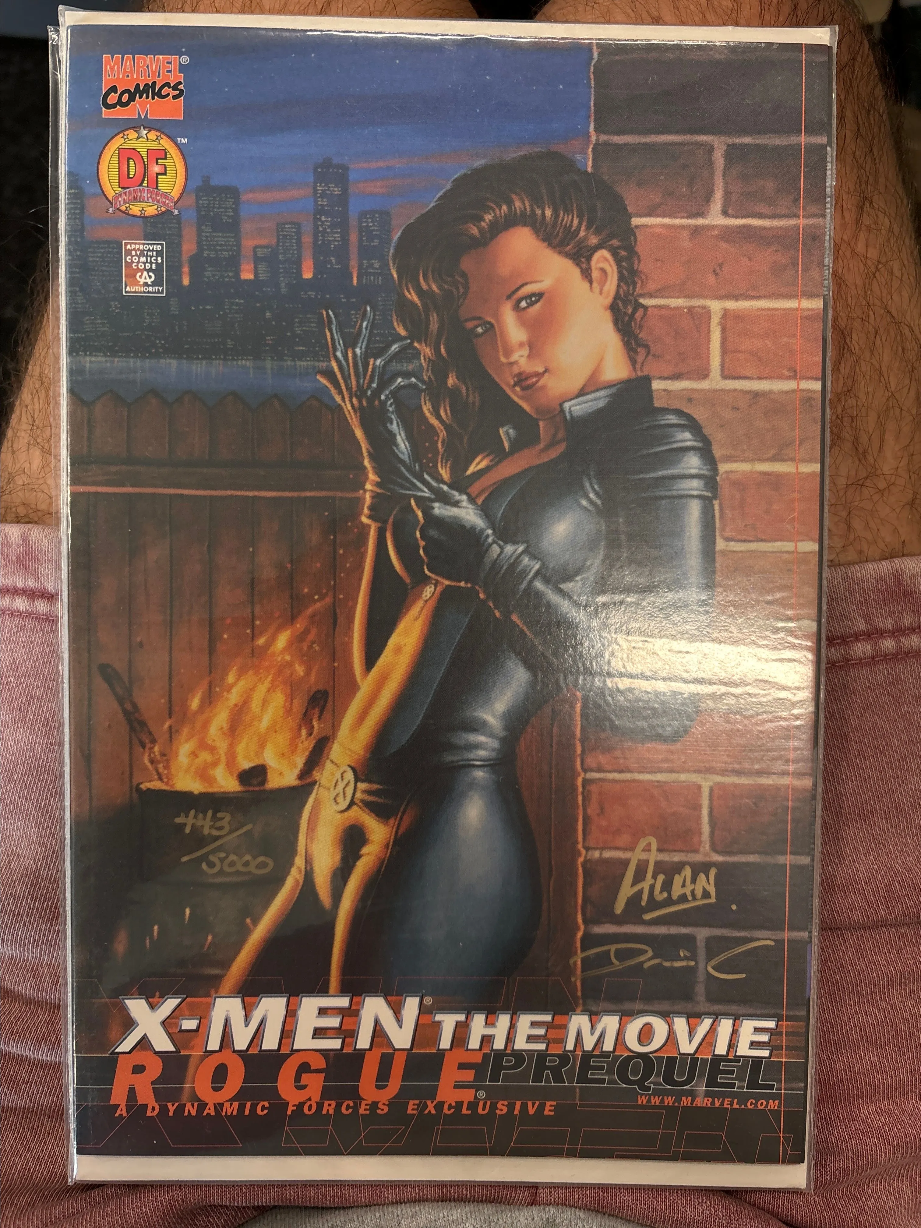 Product image for X-Men The Movie Prequel Rouge Comic | Signed by Dorian & Alan Evans | COA