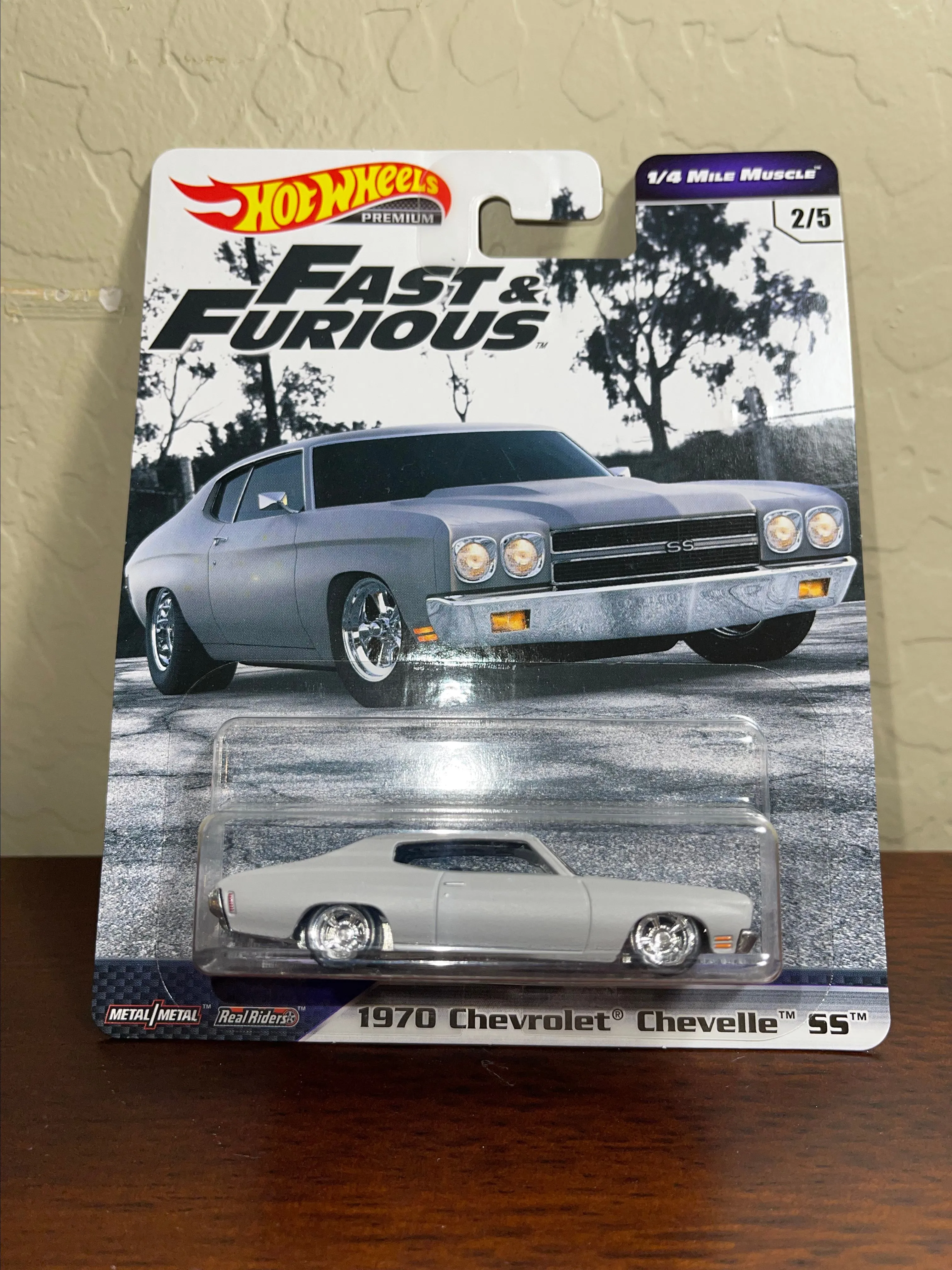 Product image for Hot Wheels Premium 1970 Fast & Furious 1/4 Mile Muscle All Metal