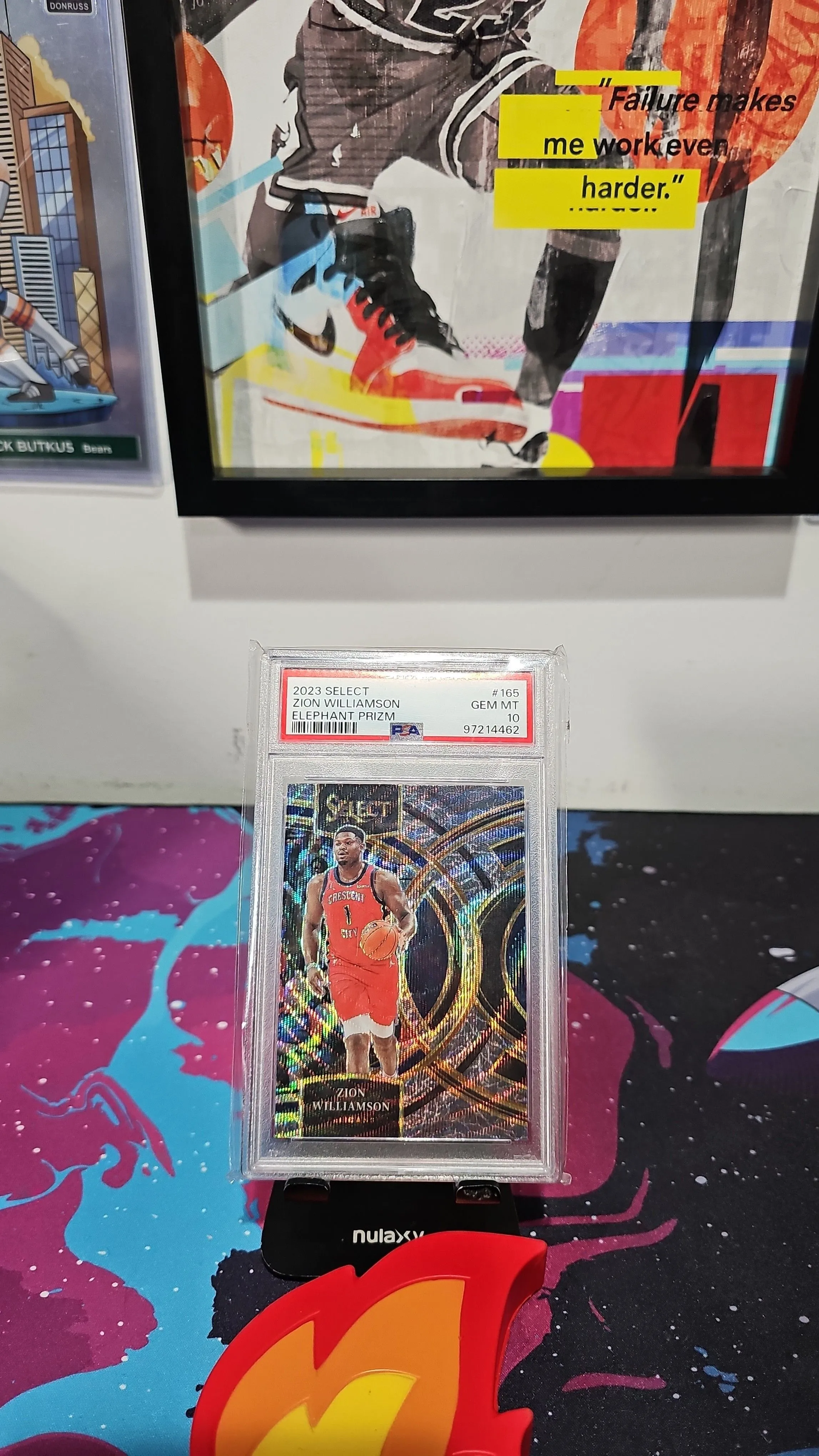 Product image for ZION WILLIAMSON 2023-24 Select Premier ELEPHANT PRIZM PSA 10 RARE! POP 4