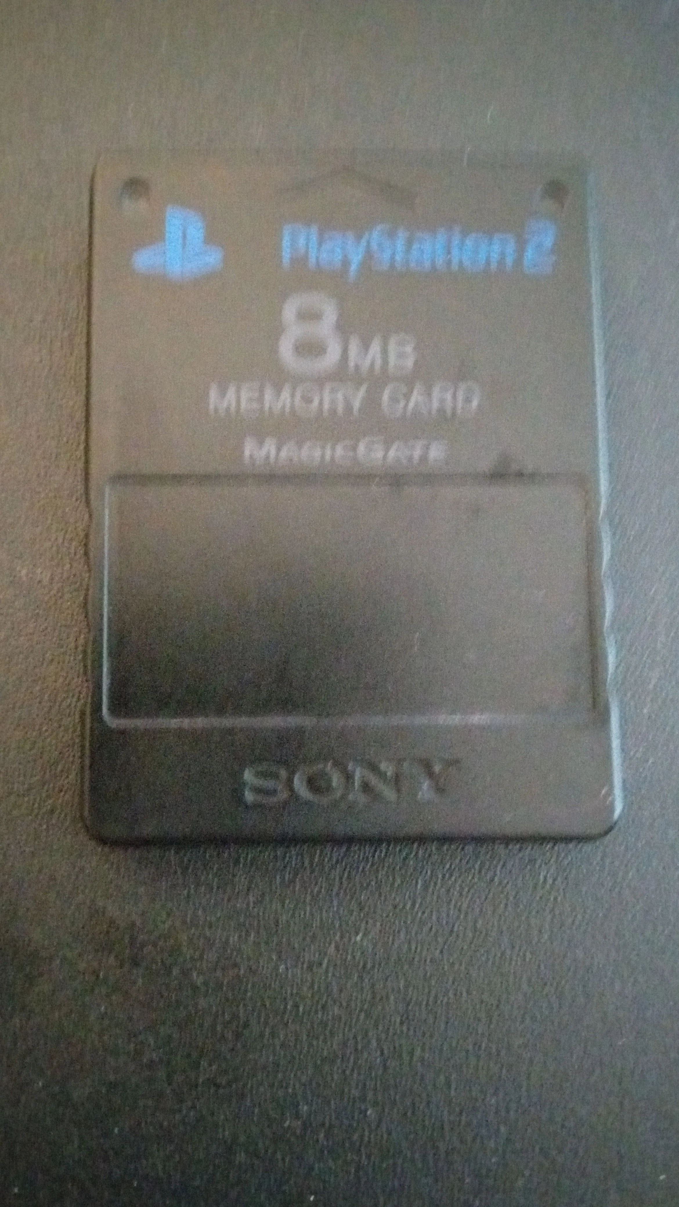 Product image for Black PS2 memory card 
