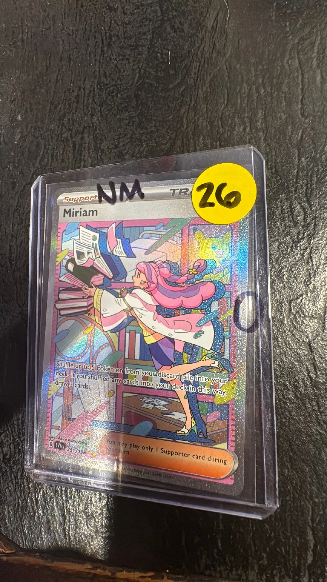 251 198 pokemon card Miriam 251/198