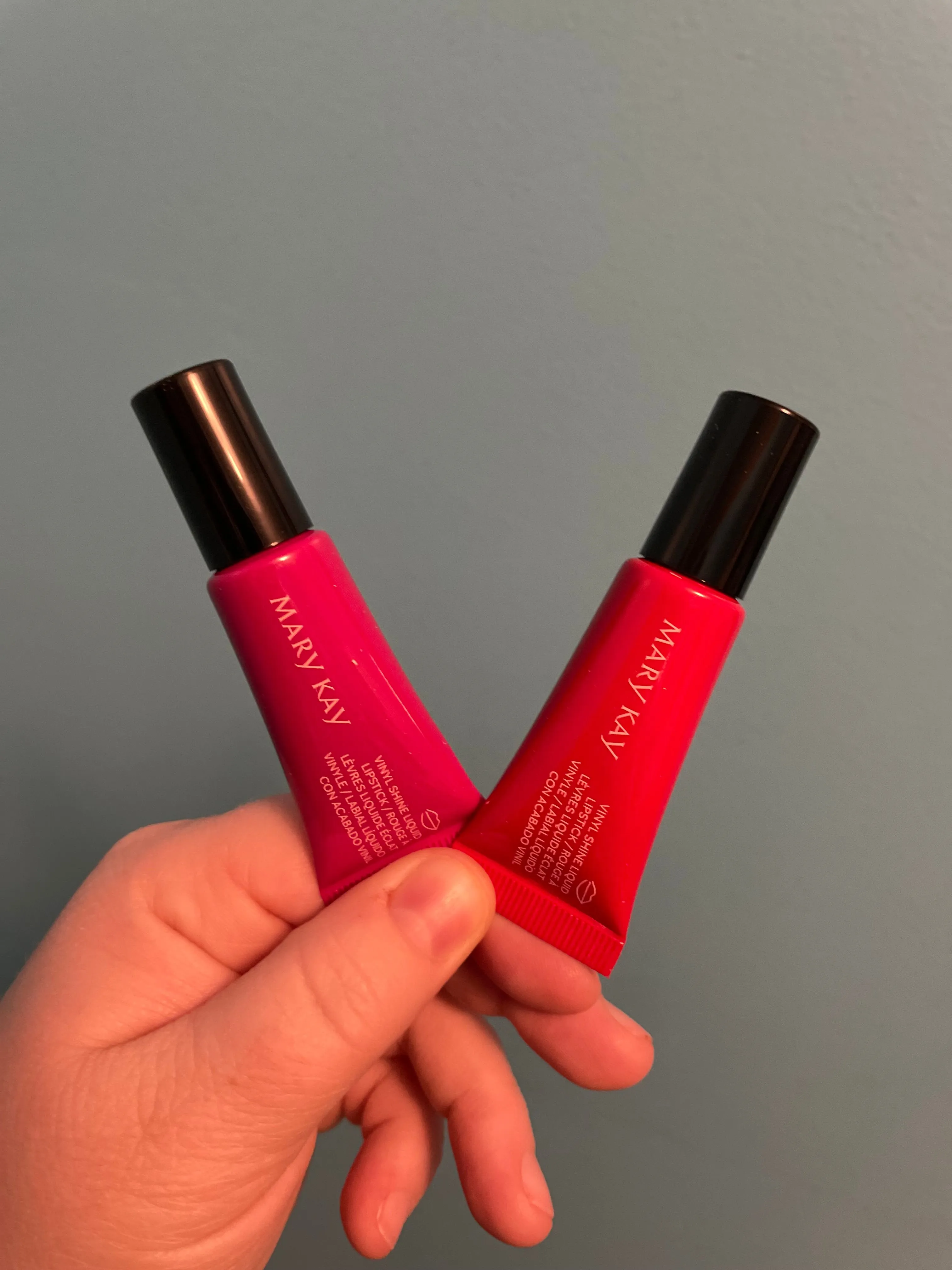 Product image for New Limited Ed Mary Kay Vinyl Shine Liquid Lip Set luminous red