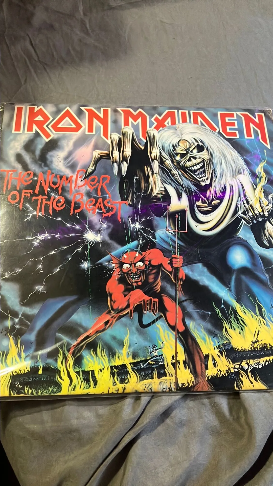 Product image for IRON MAIDEN The Number Of The Beast vinyl LP