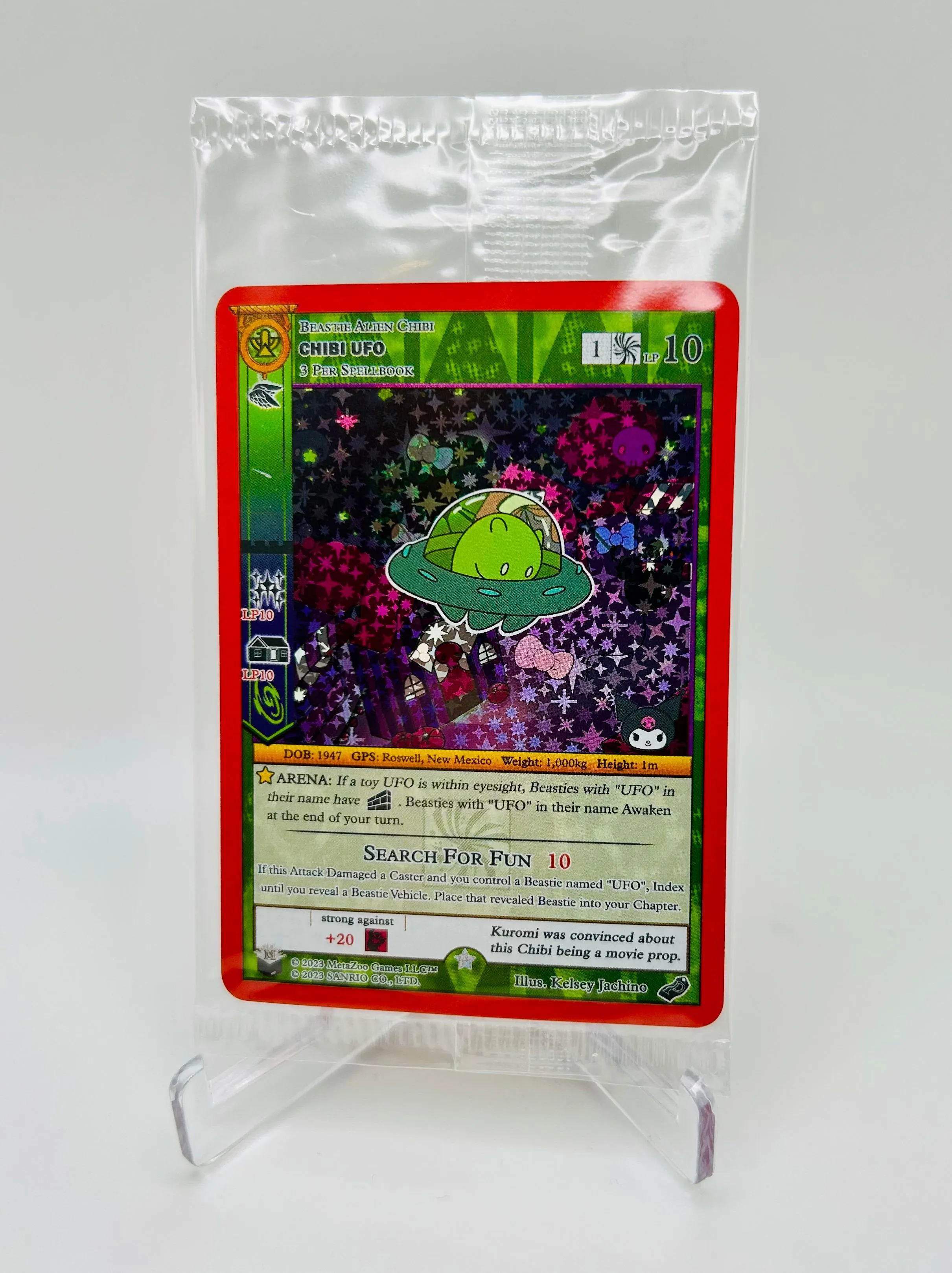 Product image for Kuromi's Cryptid Carnival Big Box Blister Chibi UFO Promo Single