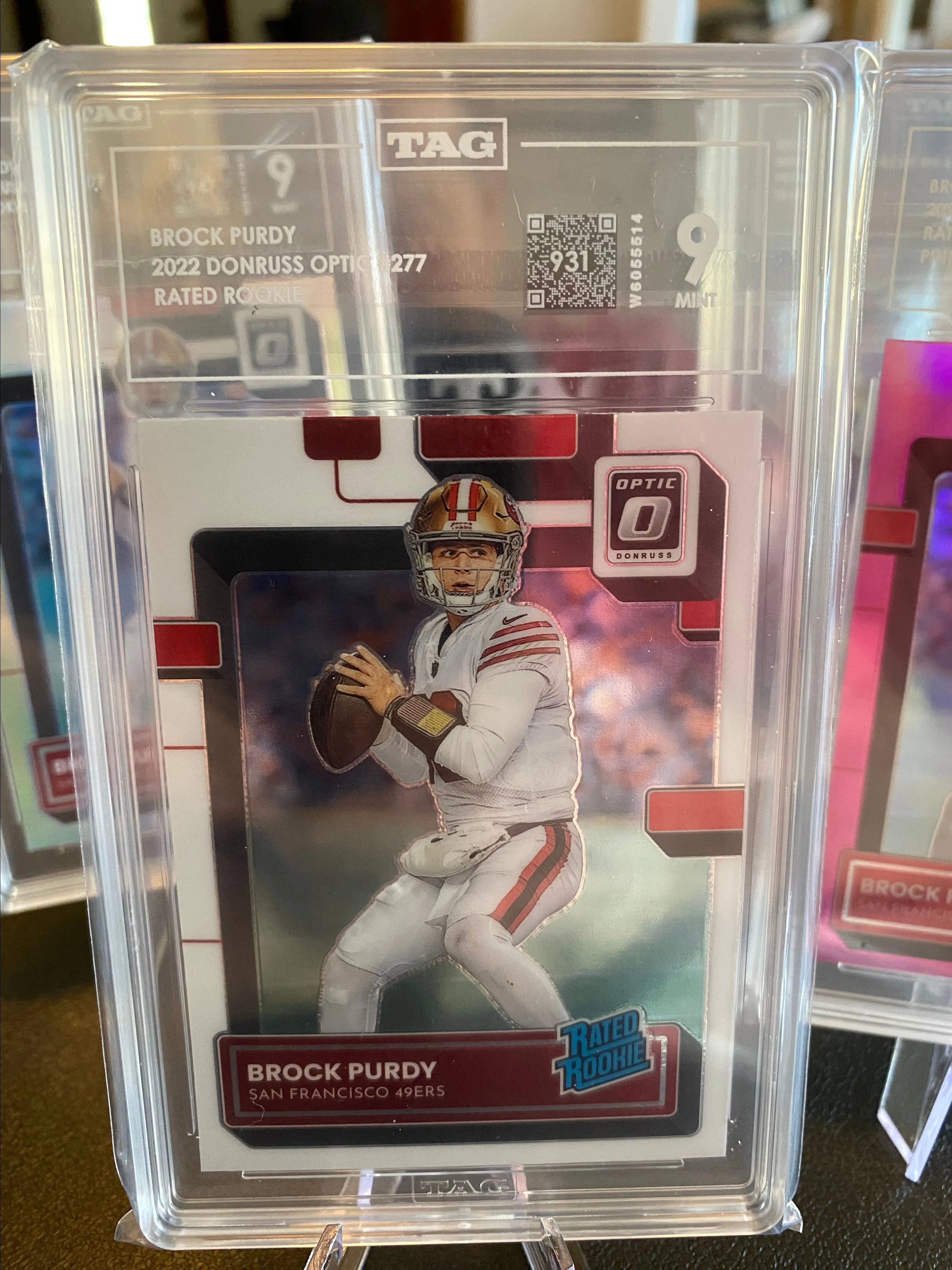 Product image for 2022 Donruss optic Brock Purdy rookie