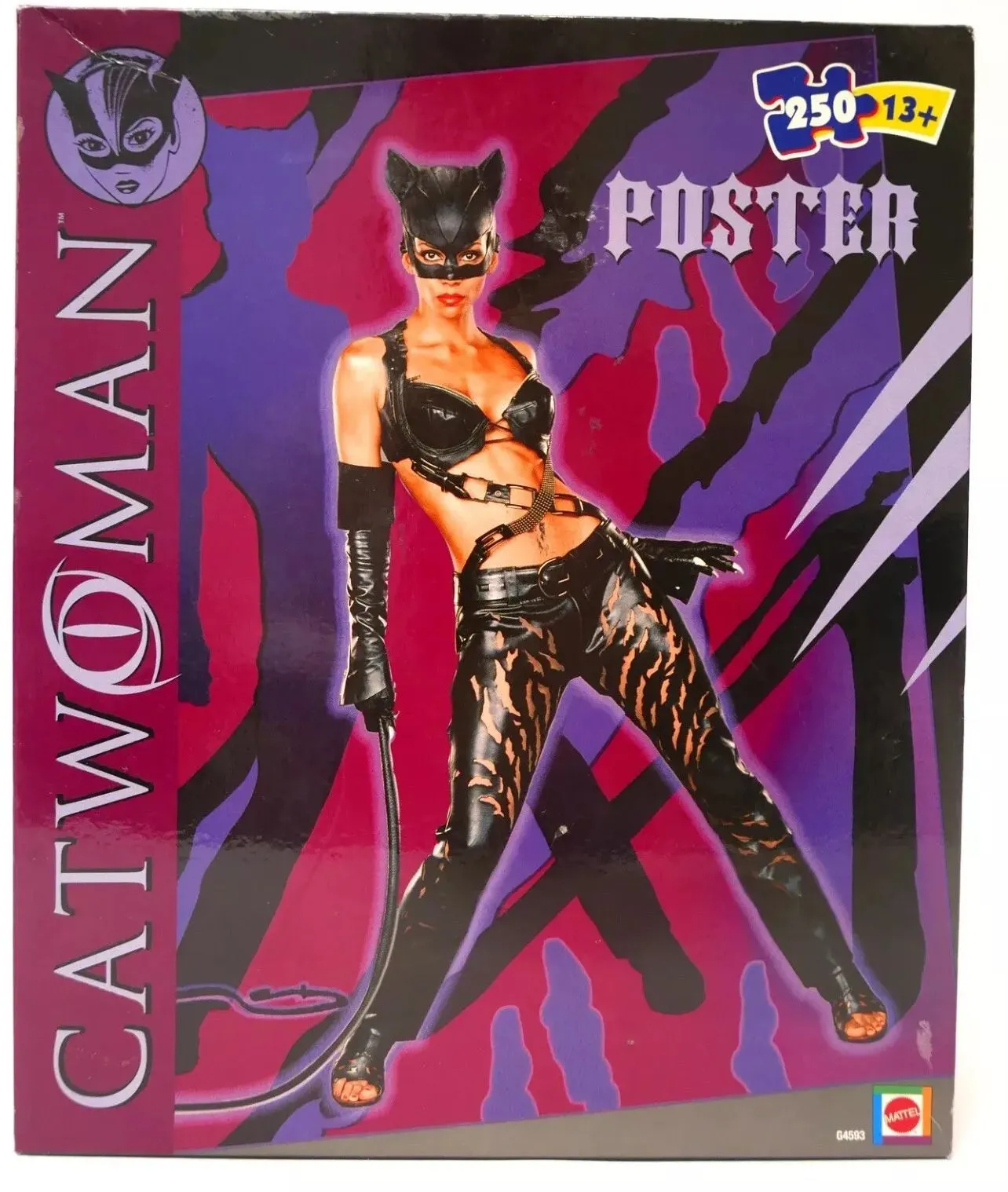 Product image for Catwoman BATMAN Halle Berry 2004 Poster Puzzle 250 Piece Mattel 21 x 27.5