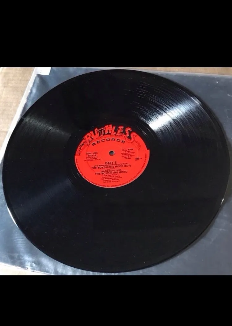 Product image for EAZY E BOYZ N THE HOOD 1987 12" single