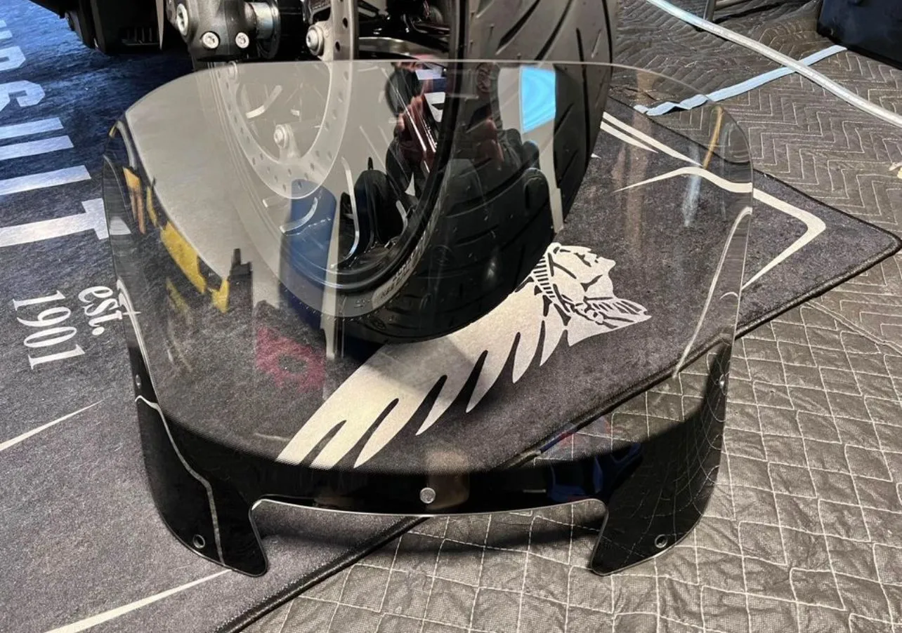 Product image for Indian Motorcycle Stock 11” Clear Windshield - NEW!