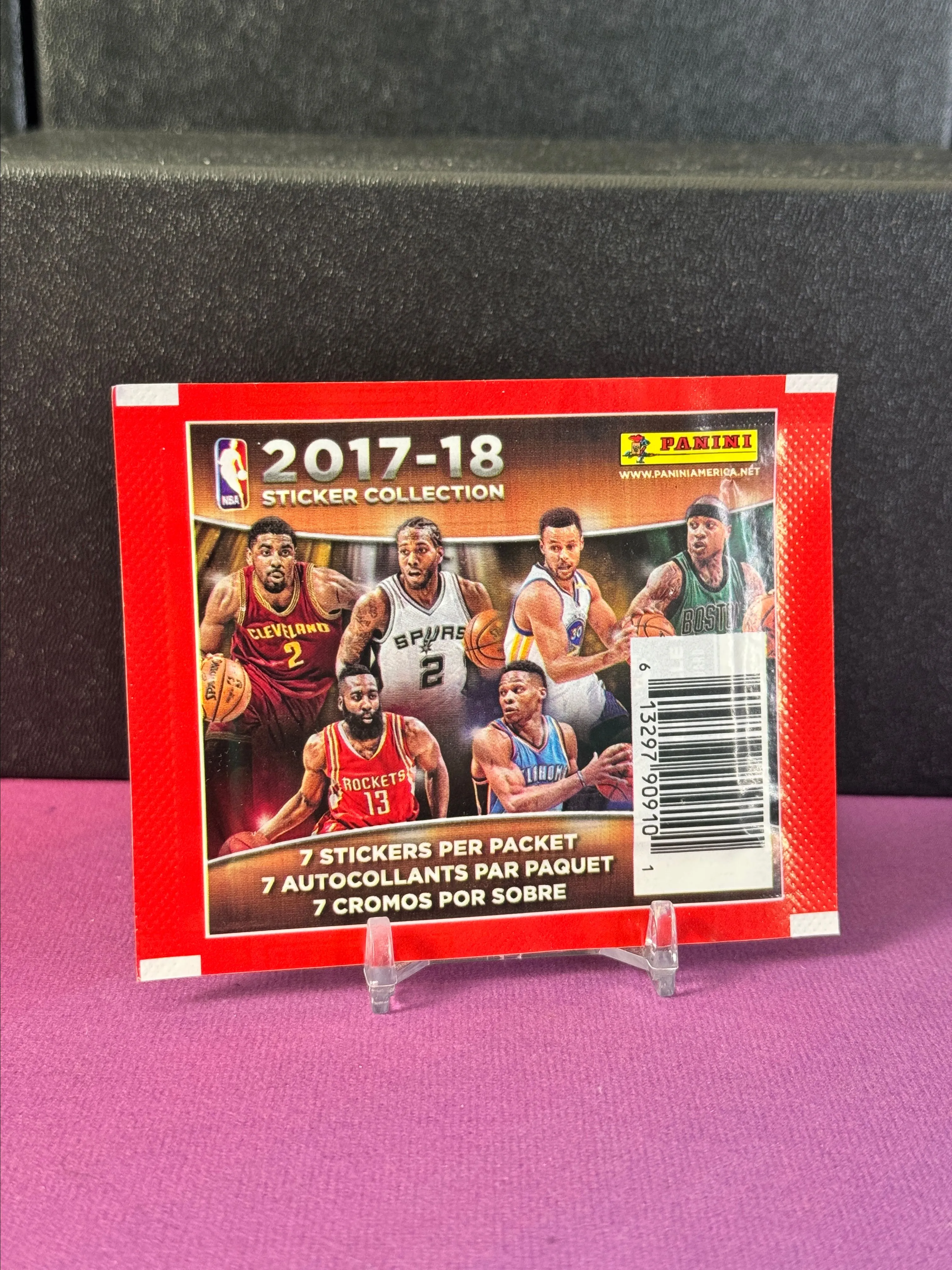Product image for 2017-18 Panini NBA Sticker Collection Sealed Packs (2)