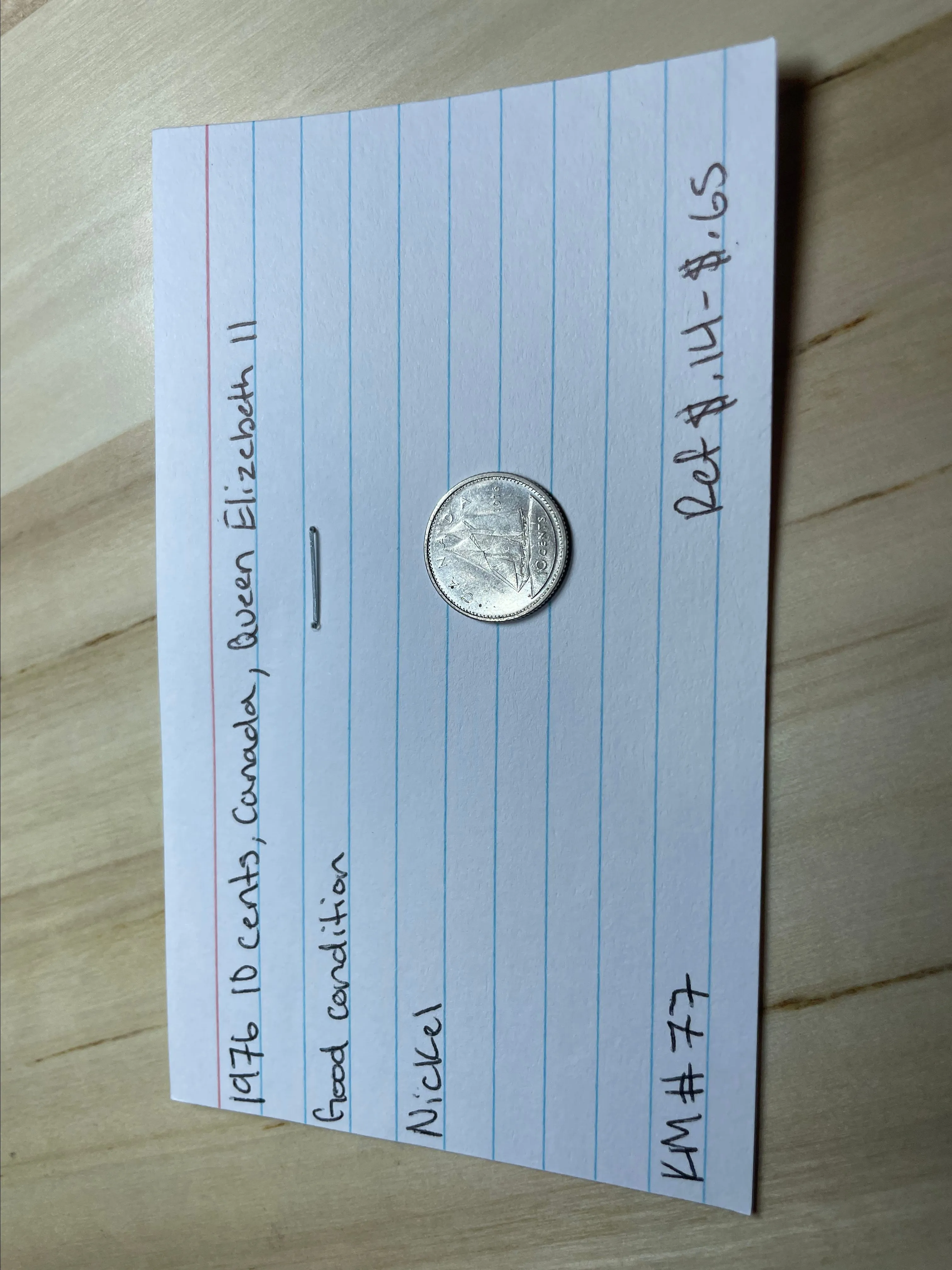 Product image for 1976 10 cents , Canada