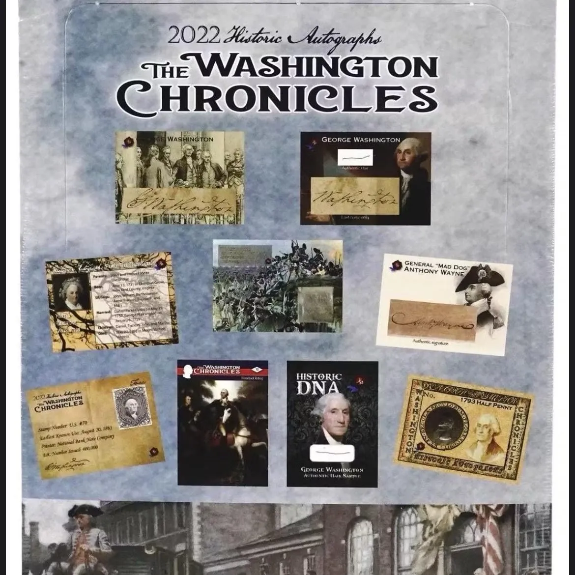 Product image for 2022 Historic Autographs The Washington Chronicles Solo Packs
