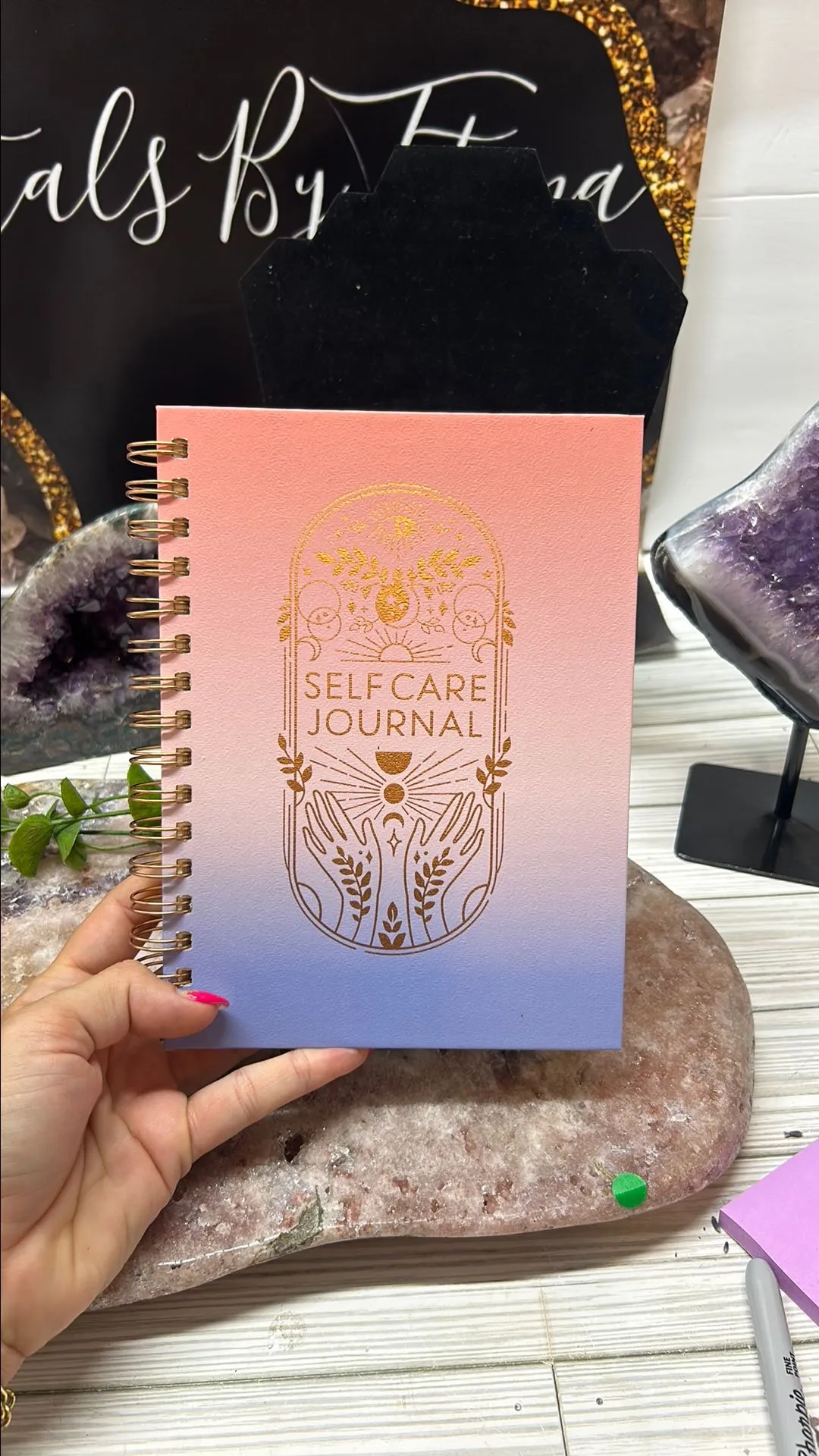 Product image for Ombré self care journal