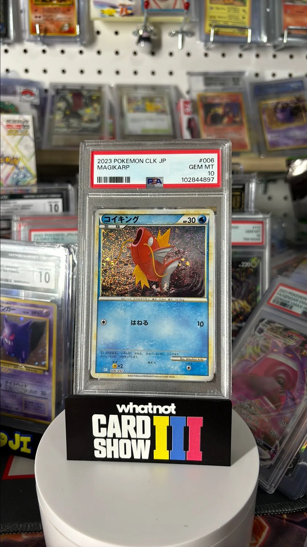 Product image for PSA 10 Pokémon Magikarp classic collection Japanese (a219