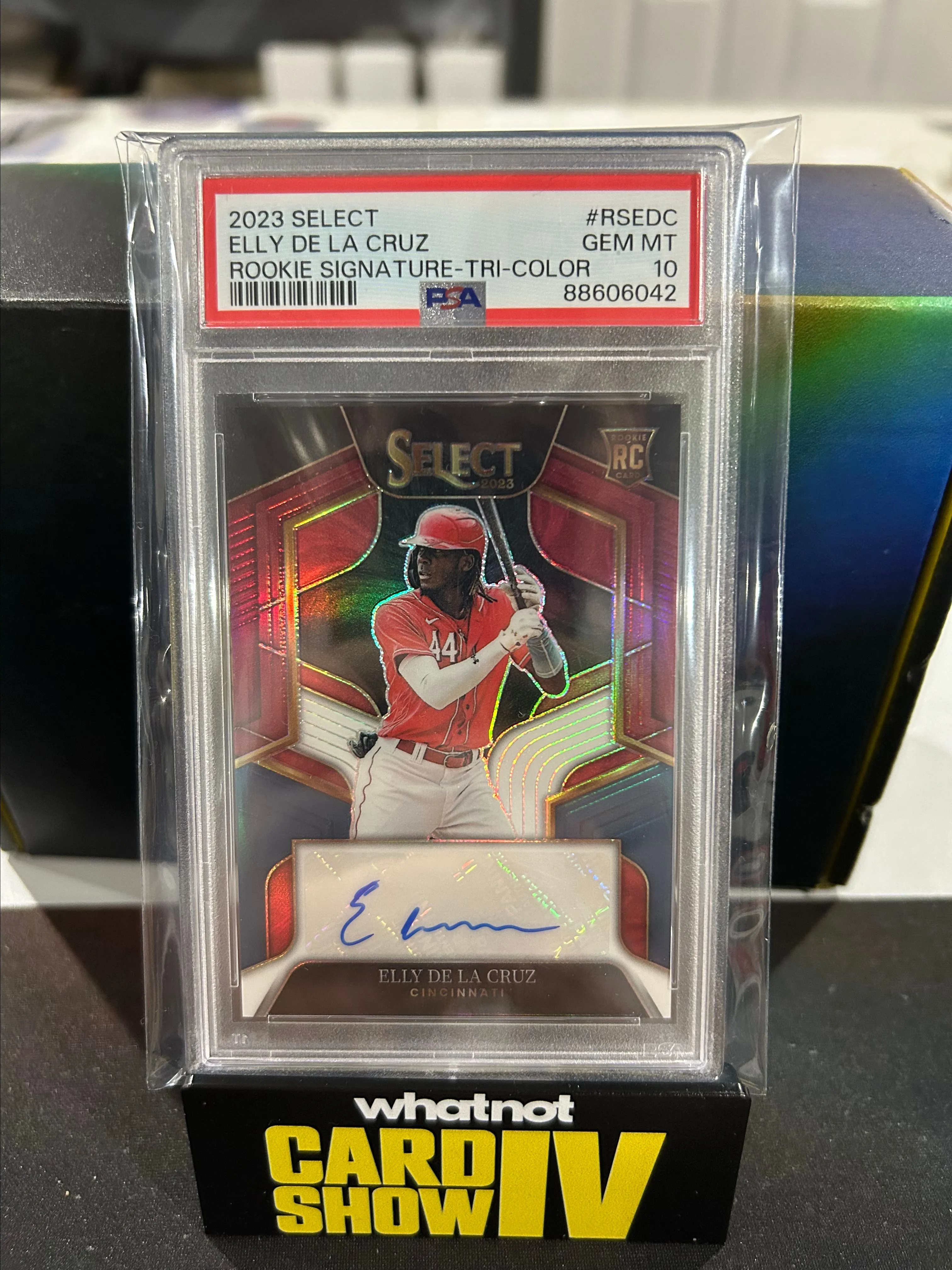 Product image for Elly De La Cruz PSA 10 Select Rookie Auto /49