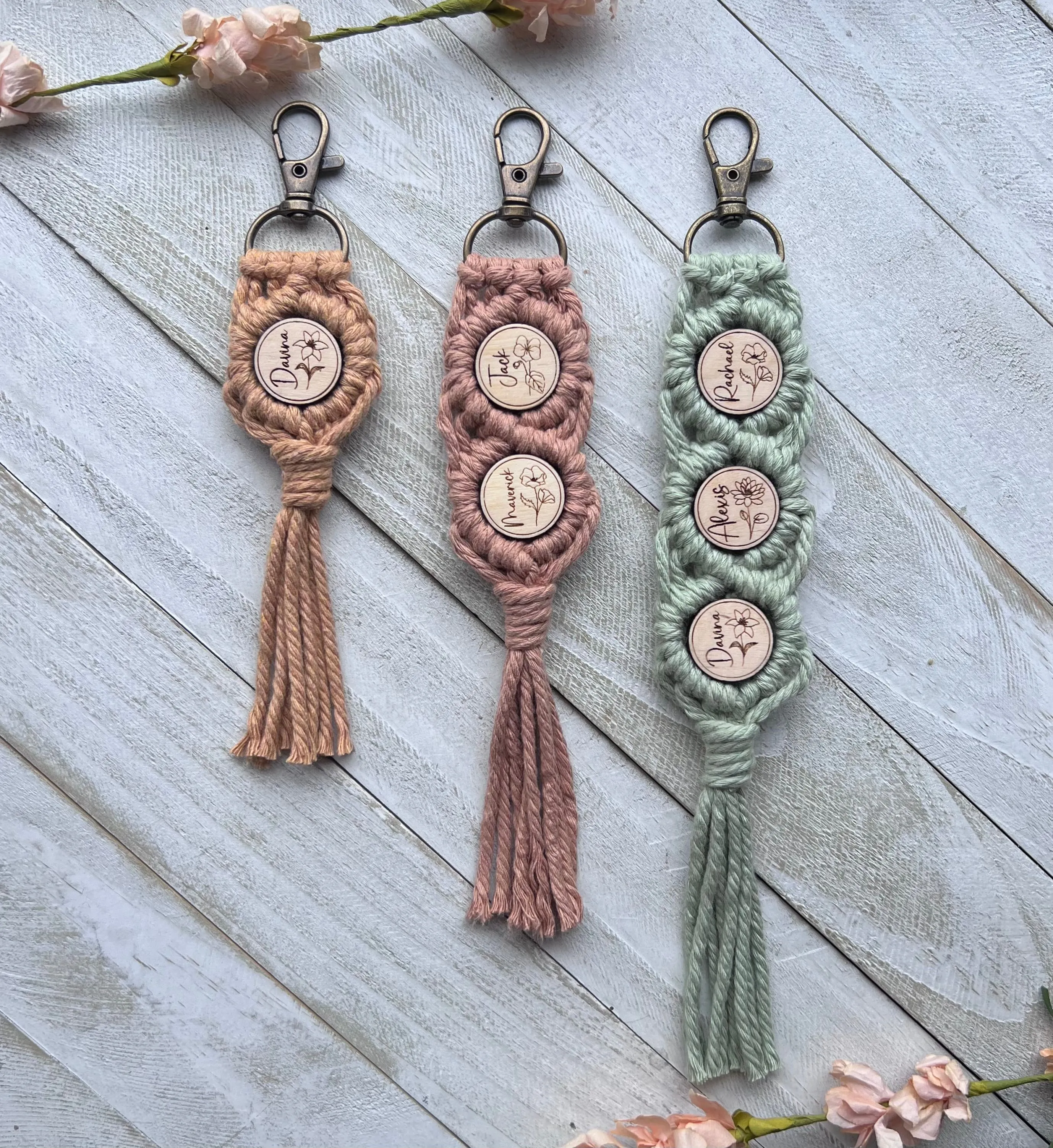 Product image for Birth Month Flower Keychain
