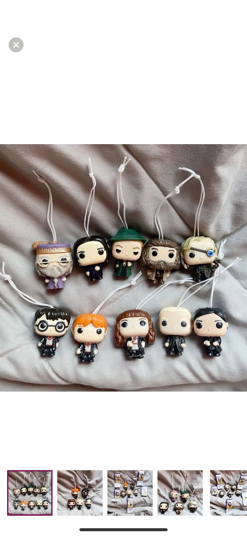 Product image for Ornaments Mini Funko Limited Edition Harry Potter Set Lot of 10 Christmas Tree Holiday Decor Decorat