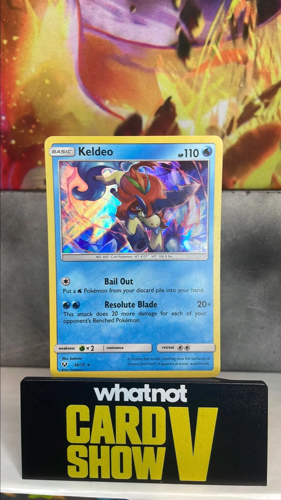 Product image for Keldeo (Holofoil)