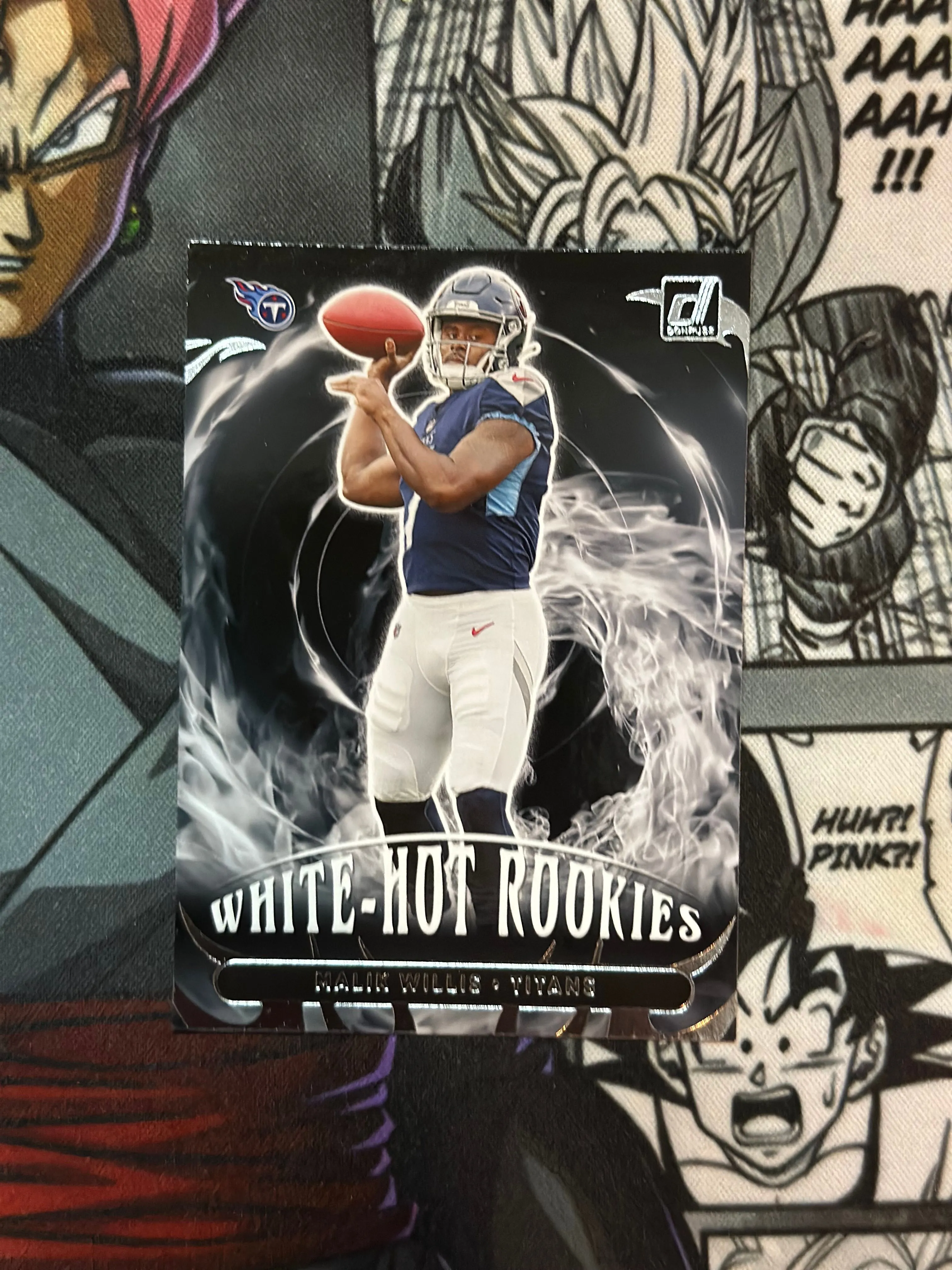 Product image for 2022 Panini Donruss Football Malik Willis White Hot Rookies Titans No. WHR-2 RC
