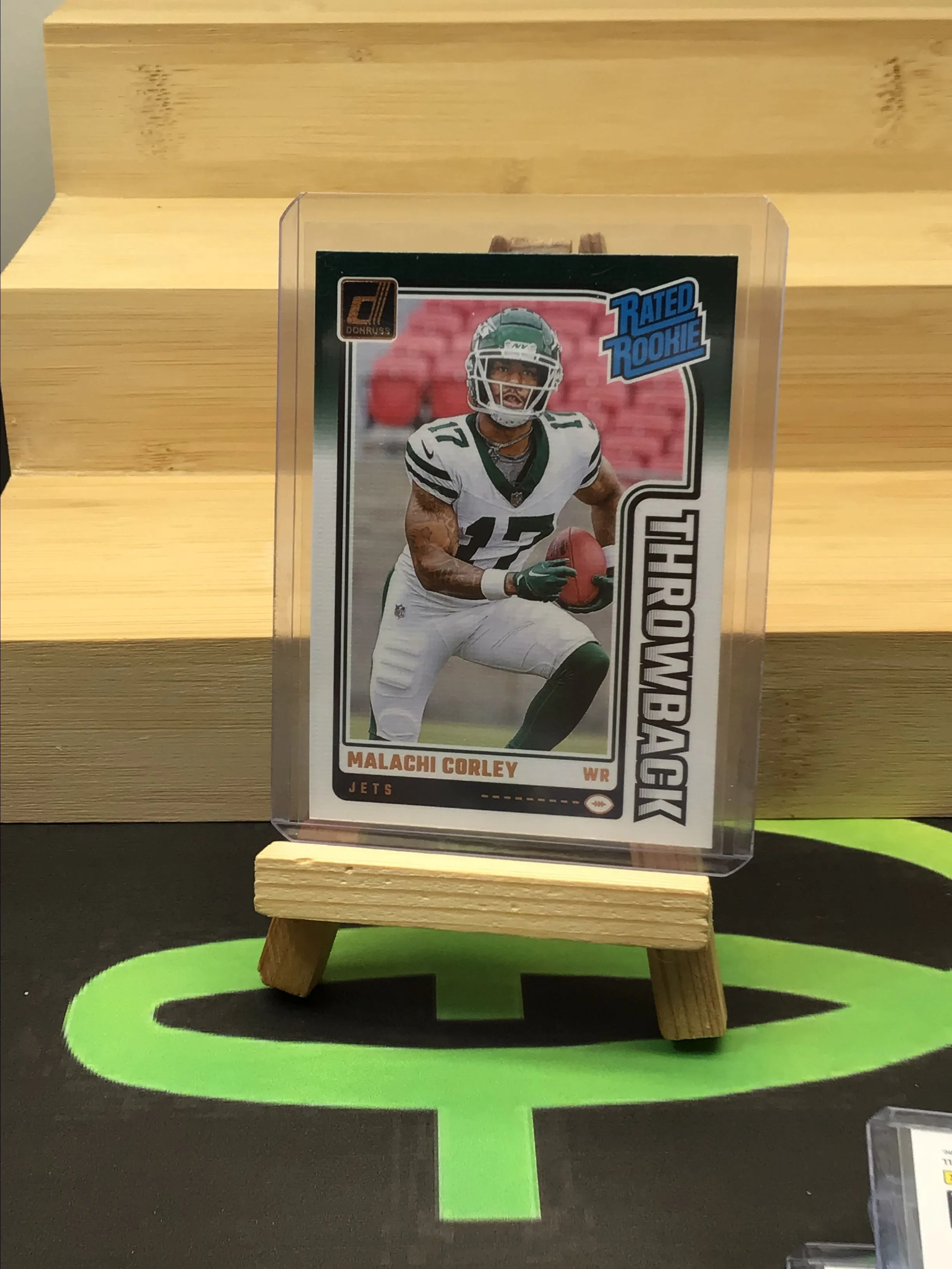 Product image for Malachi Corley Rated Rookie throwback Jets