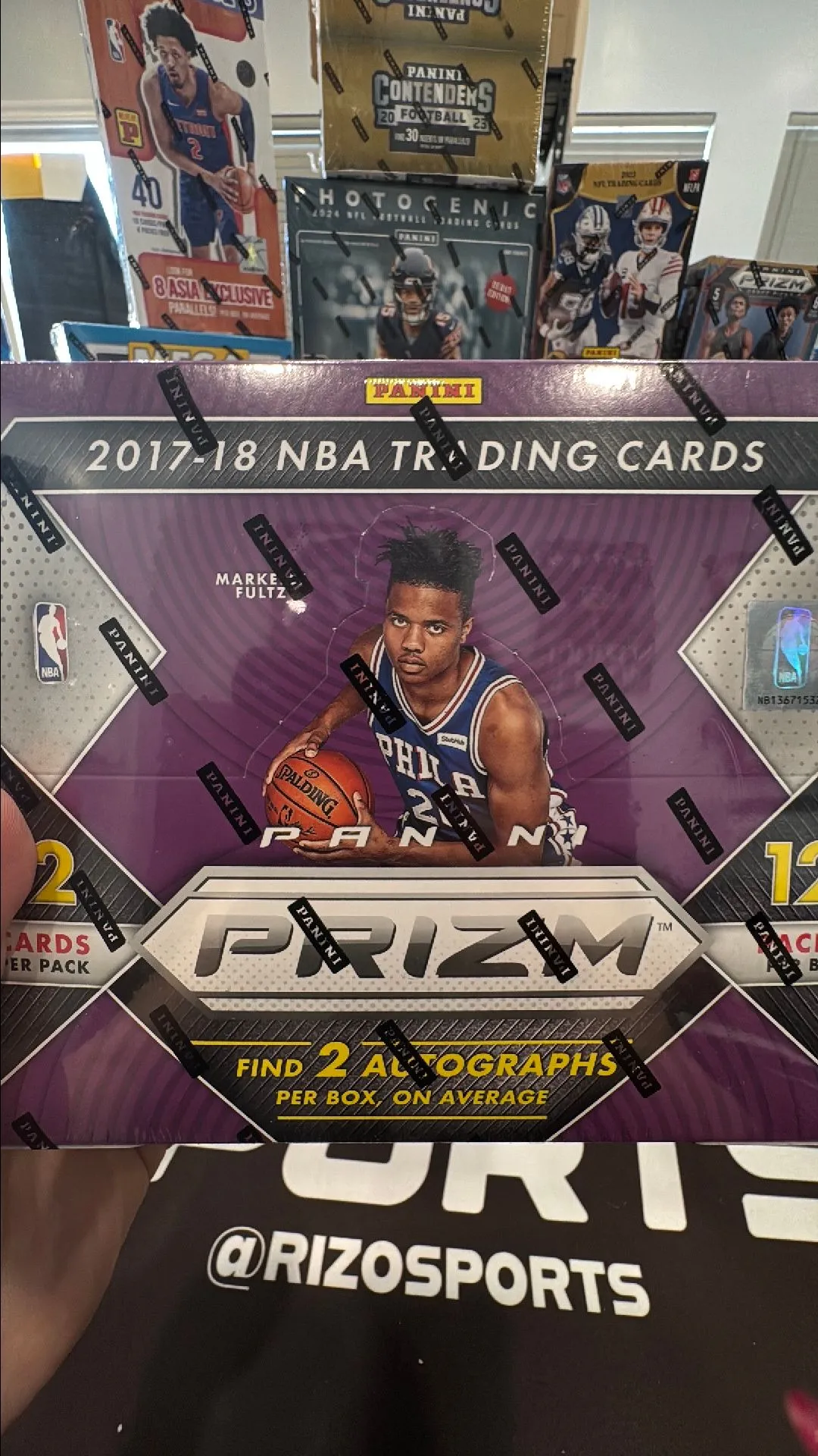 Product image for 2017 nba prizm hobby box