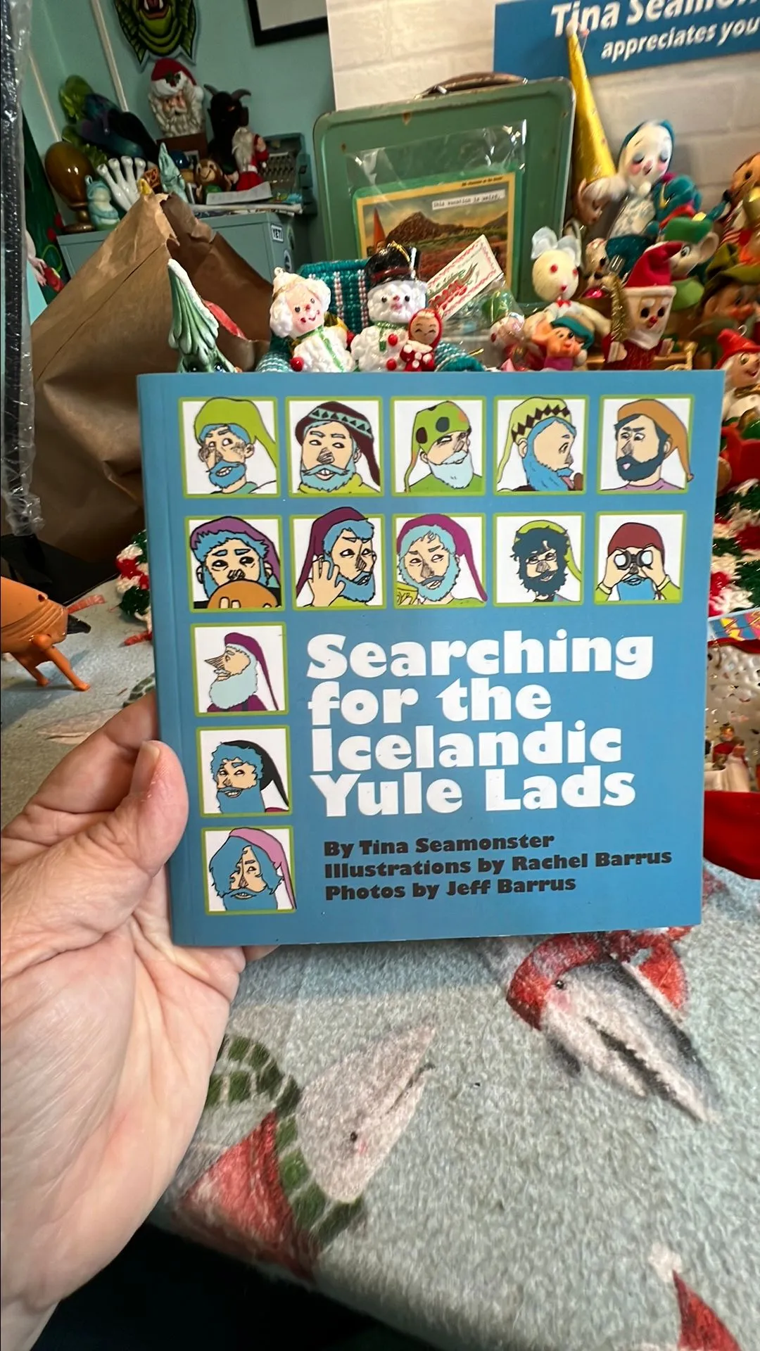 Product image for Bn005. Searching for the Iceland Yule lads book by me and my family