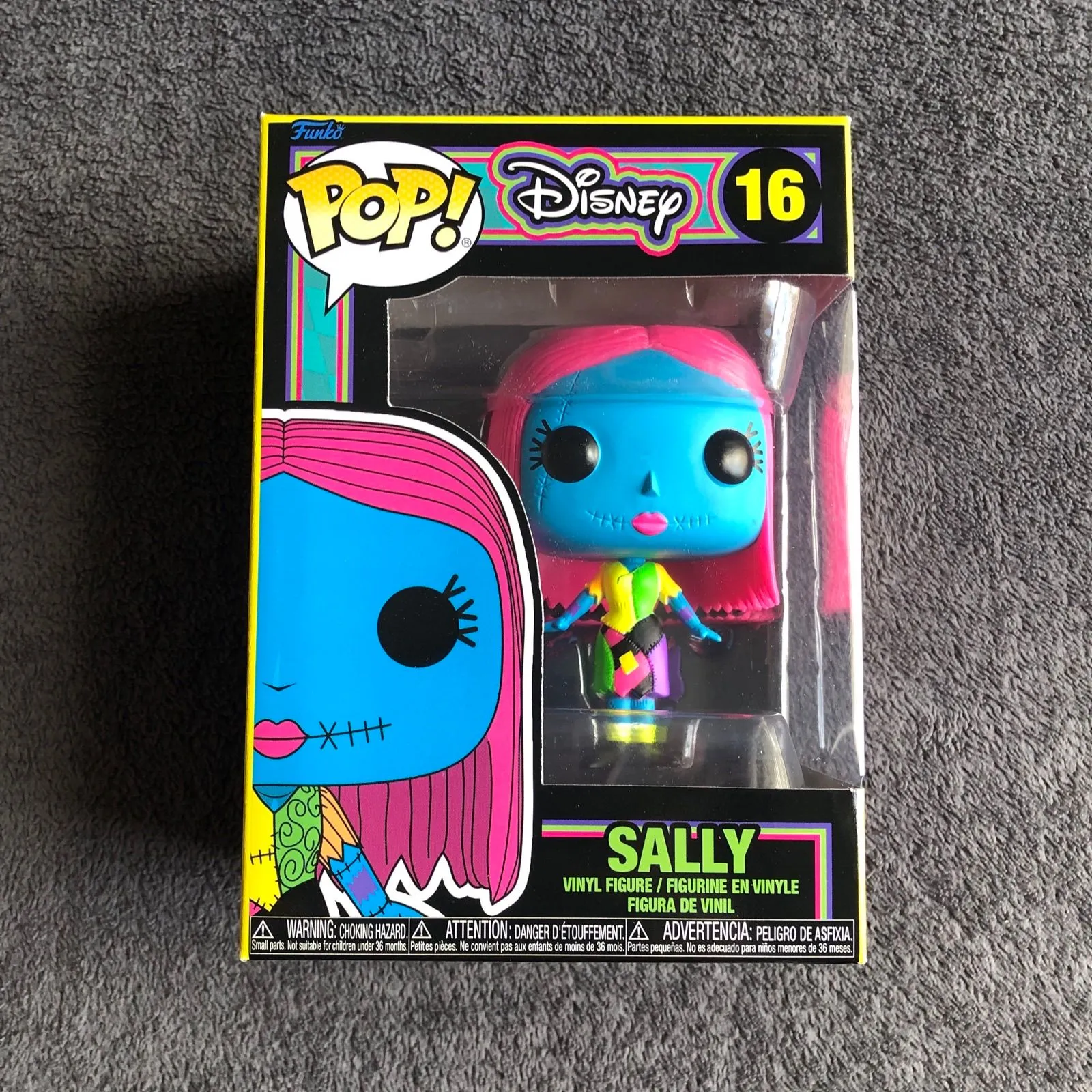 Product image for Funko Pop Disney Nightmare Before Christmas Sally Black Light Figurine #16 NIB