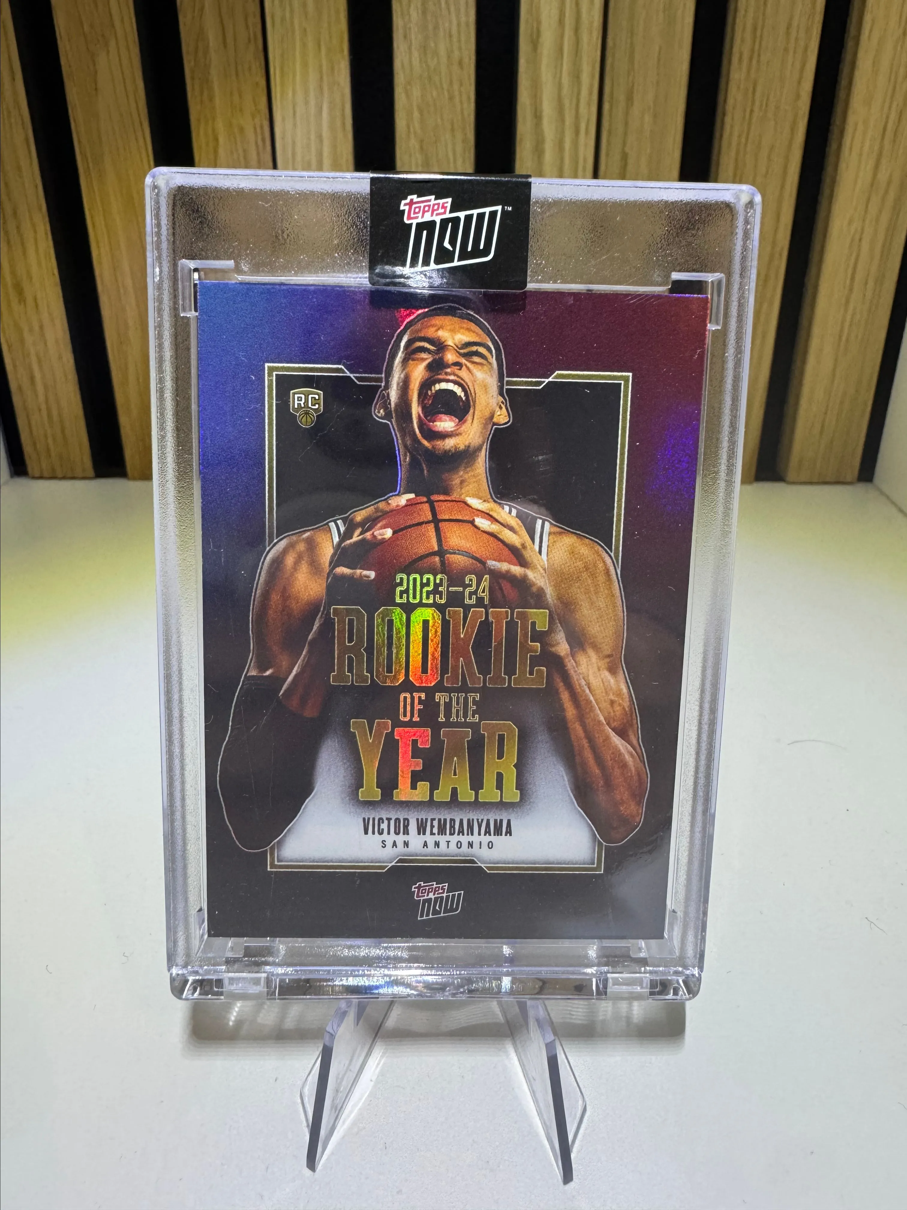 Product image for Victor Wembanyama Topps Now Rookie of the year