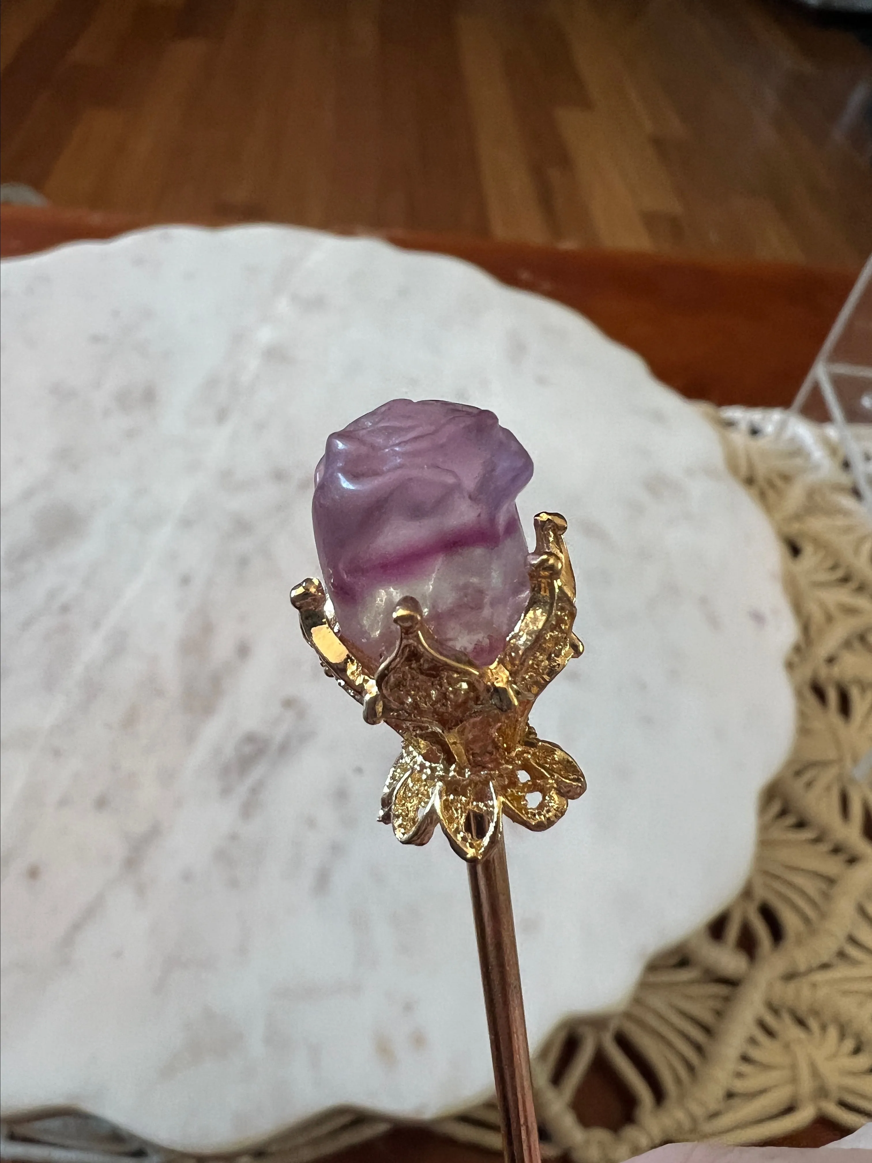 Product image for Crystal flower hair stick