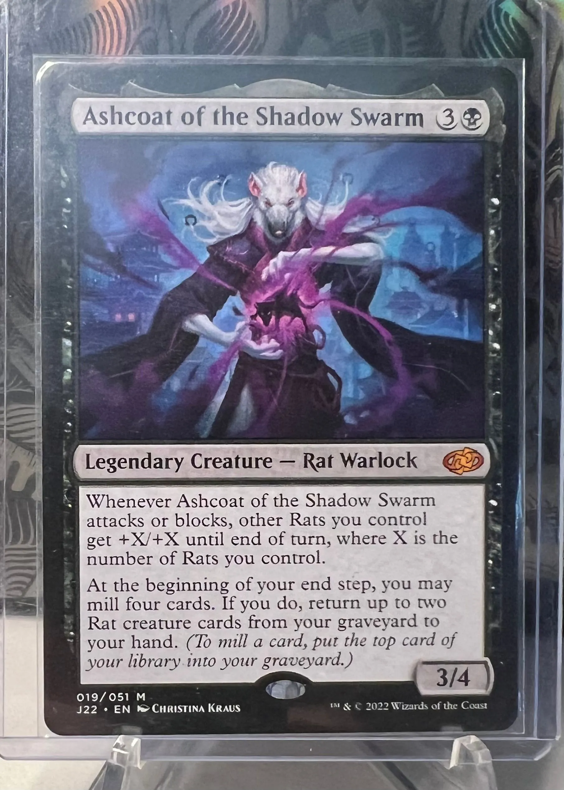 Product image for Single: Ashcoat of the Shadow Swarm - Jumpstart 2022