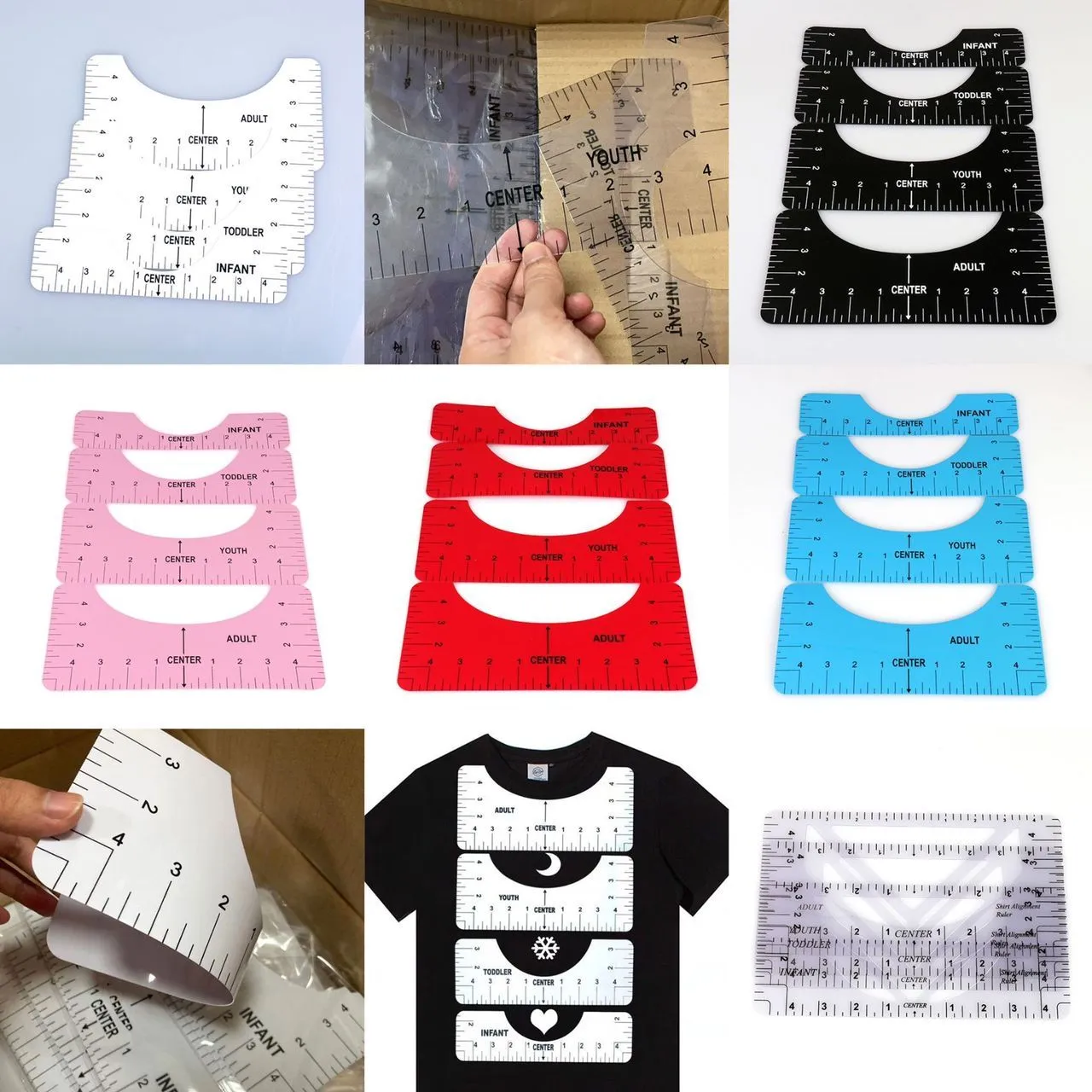 Product image for T-shirt Rulers Set