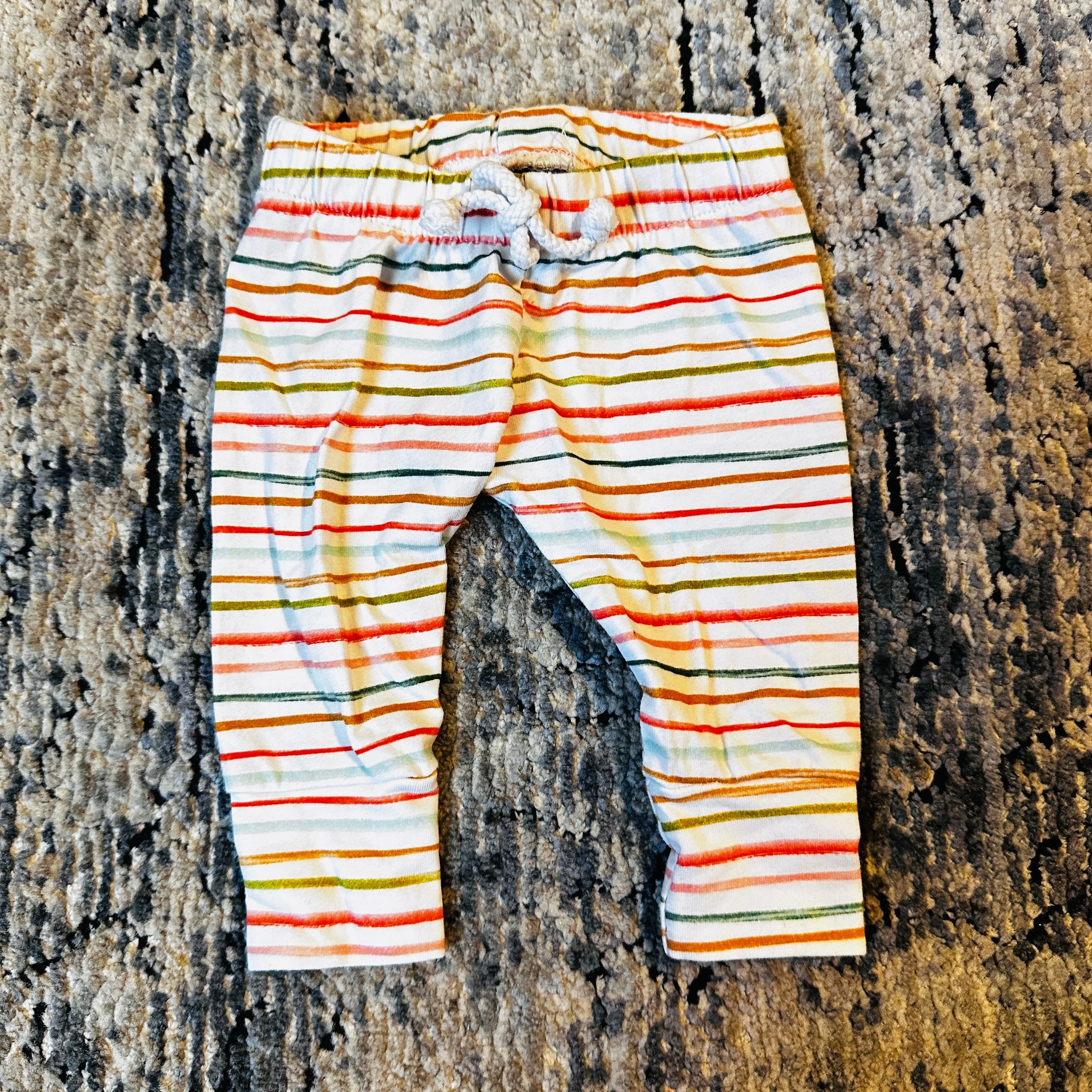 Product image for Box A: 285: NB newborn Made by Molly handmade pants with stripes ☀️🍂