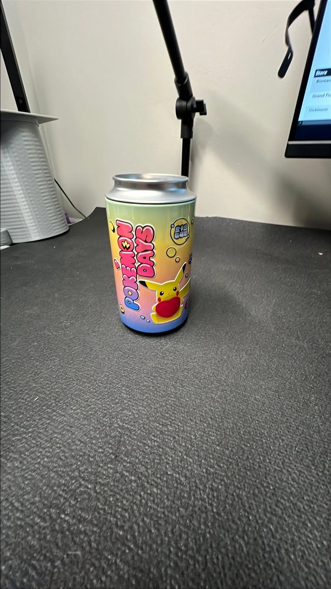 Product image for Pikachu Pokemon Collectible Can w/ Heart 4" Figure