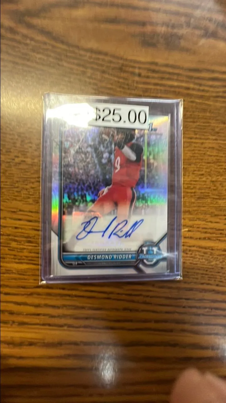 Product image for 2021 Bowman Chrome Desmond Ridder Prizm Auto