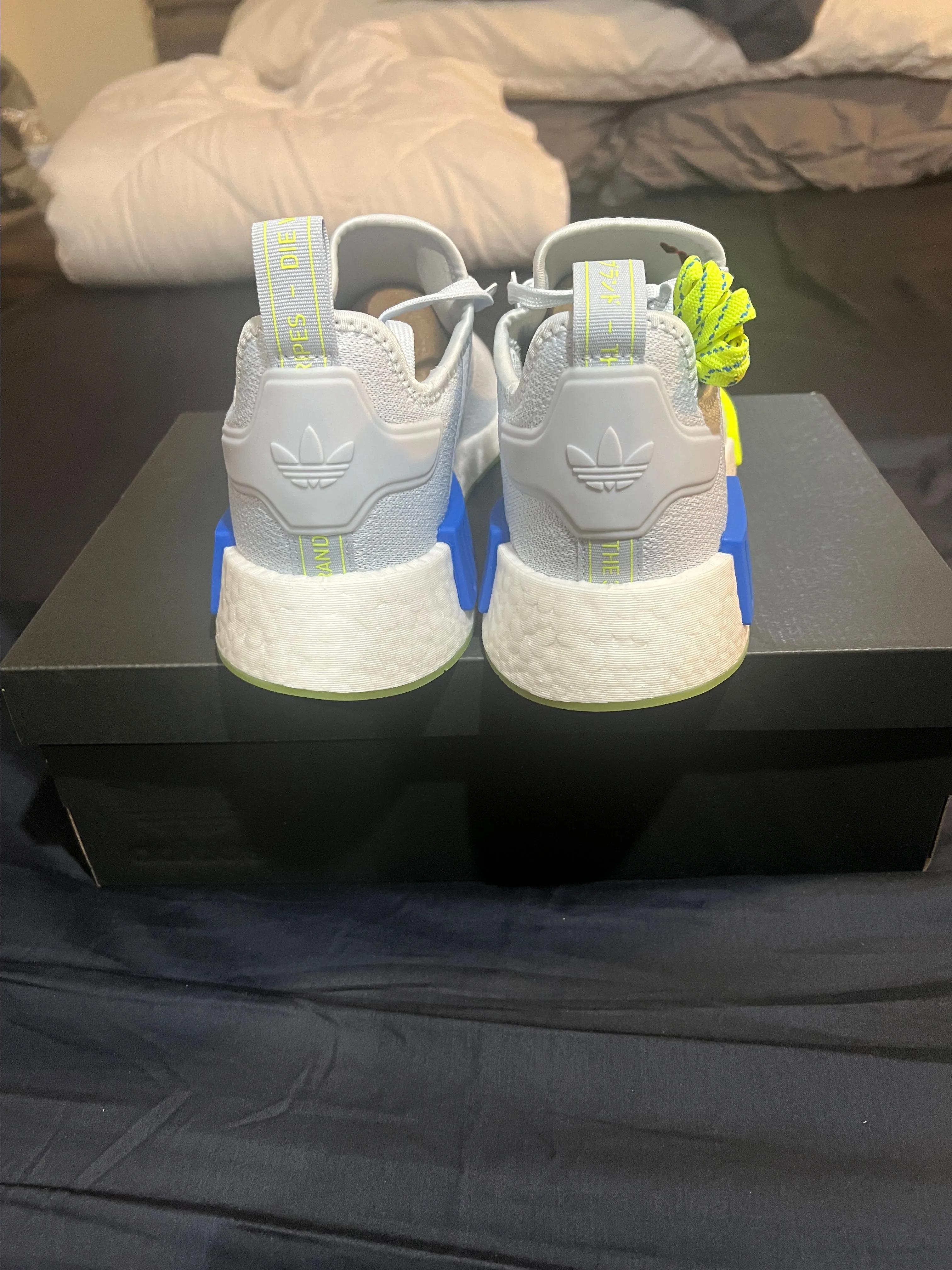 Adidas NMD R1 x Indigo Herz Into the Metaverse Halo Blue Mens 9.5   Whatnot: Shop, Sell, Connect