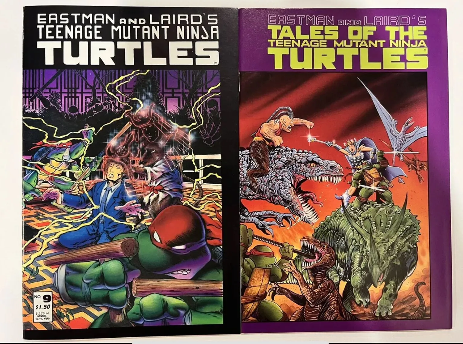 Product image for Teenage Mutant Ninja Turtles #9 Mirage Studios 1986 Tales Of TMNT #7 1989
