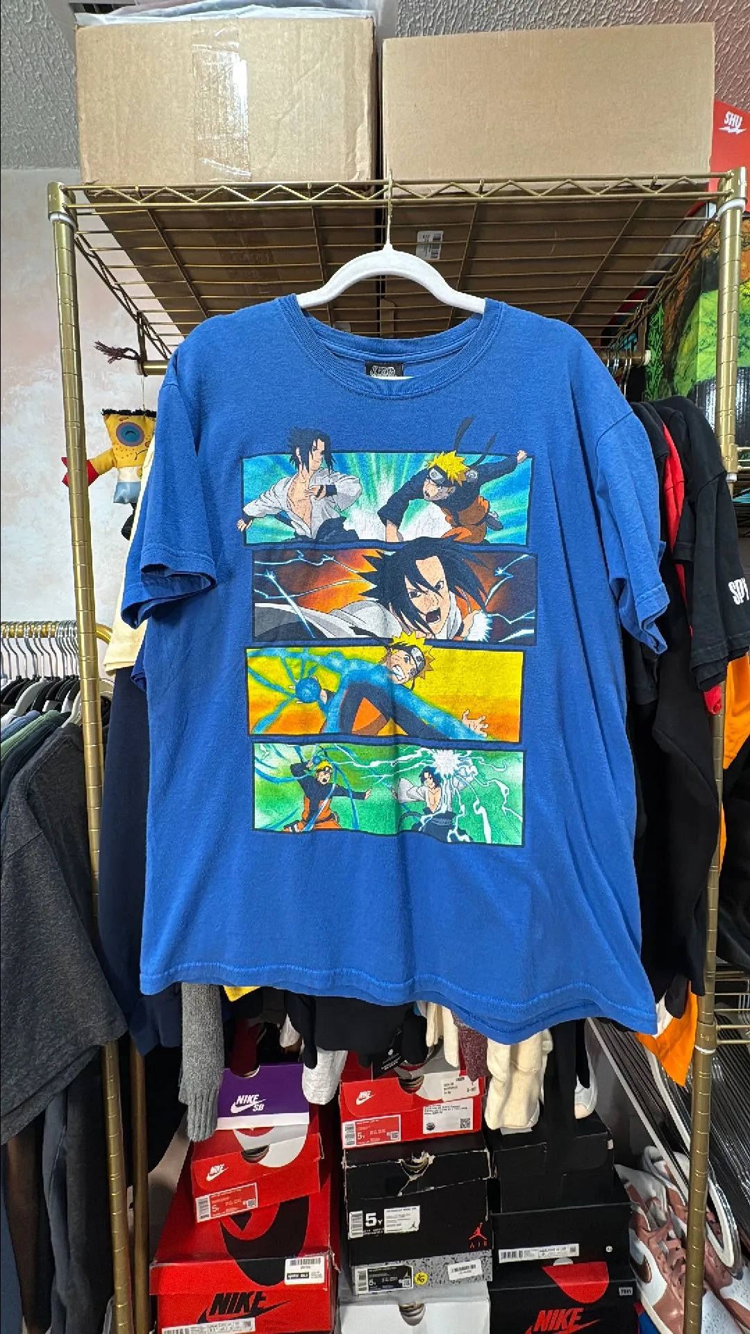 Product image for Y2K Naruto Shippuden Shonen Jump Tag L 22x27
