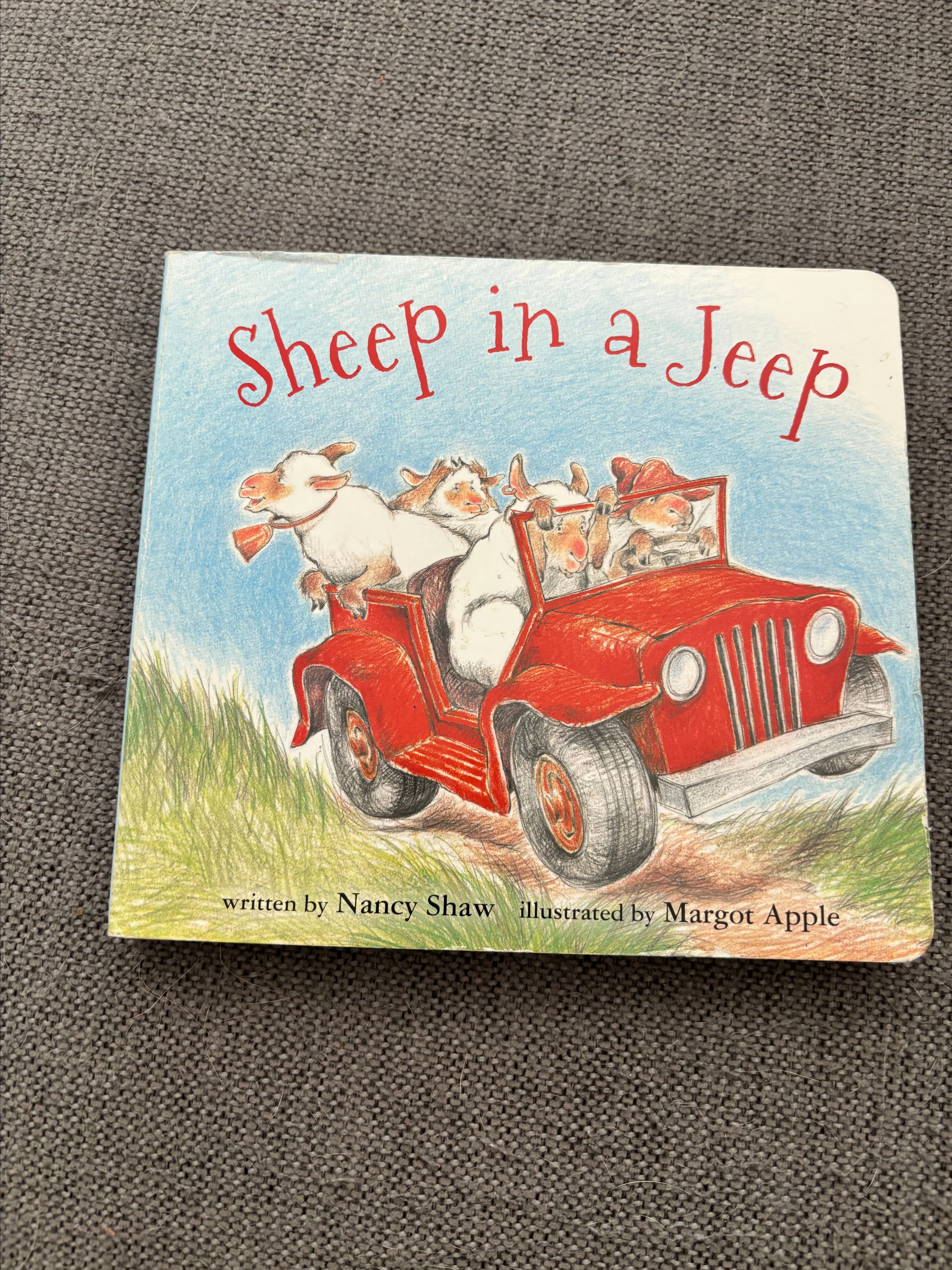 Product image for Sheep in jeep board book