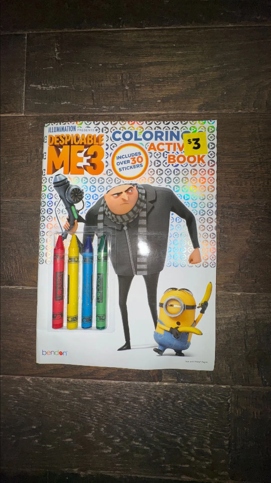 Product image for Despicable me3 coloring and activity book