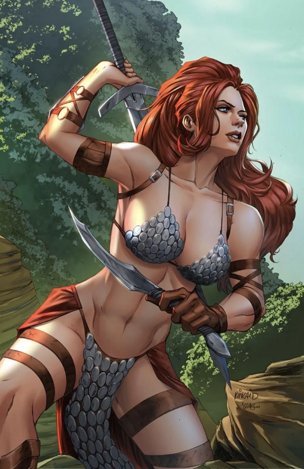 Product image for RED SONJA #1 VIRGIN RYAN KINCAID EXCLUSIVE