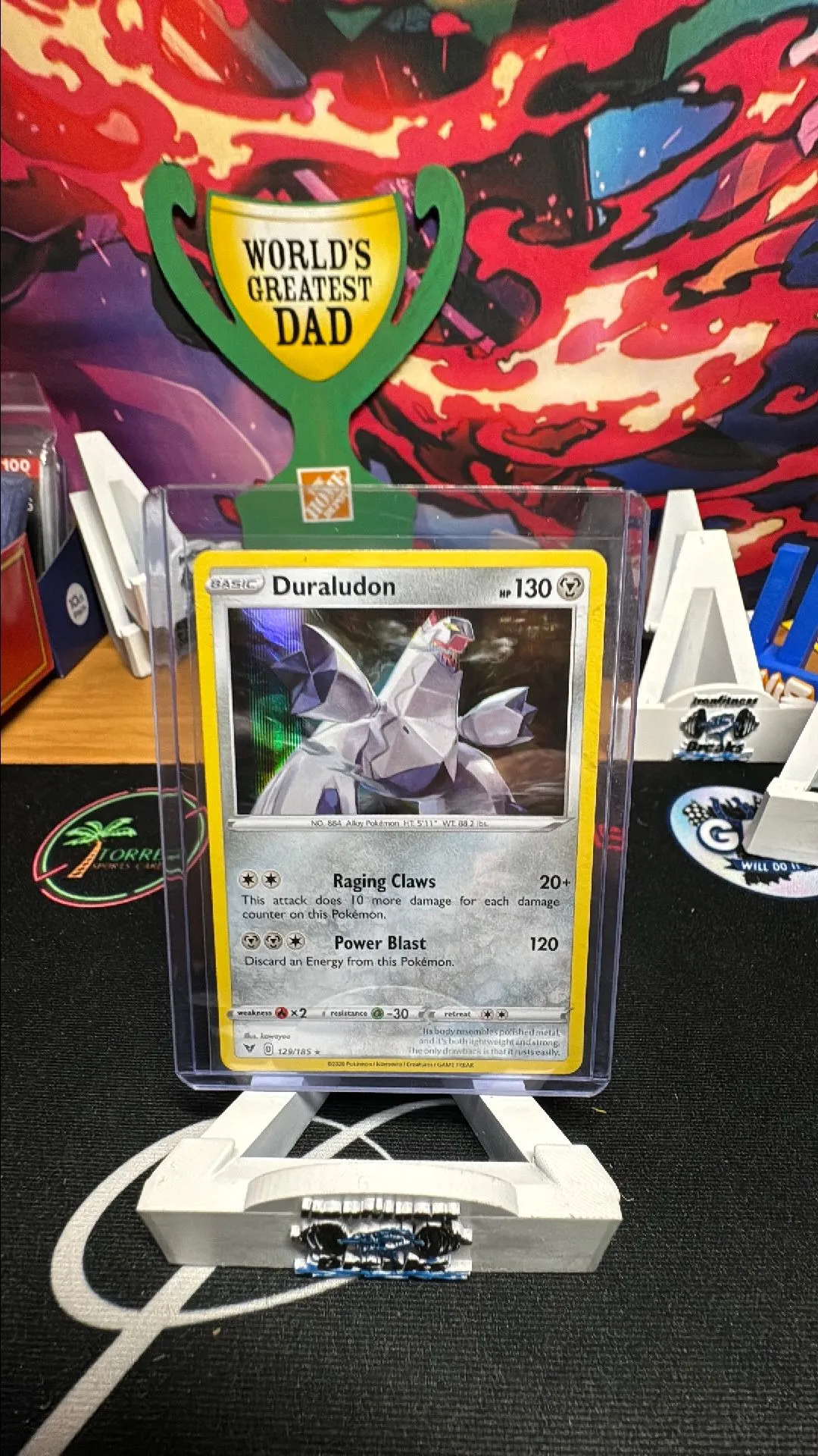 Product image for 2020 Pokemon: DURALUDON 129/185 - [Holo Rare] - [Vivid Voltage Set]